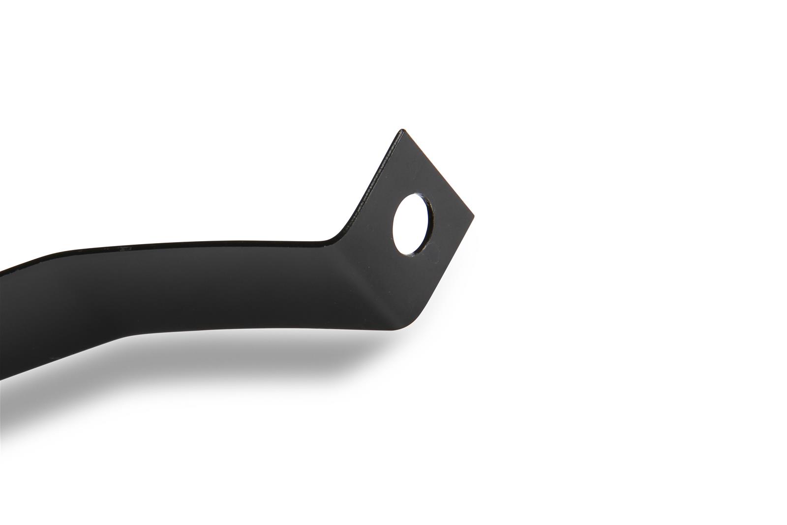 Holley Sniper Fuel Tank Straps 19-561 Straps, Sniper, Stock Replacement, Mounting Straps, Steel, Galvanized, Black, Dodge, Plymouth, Pair thumbnail 3