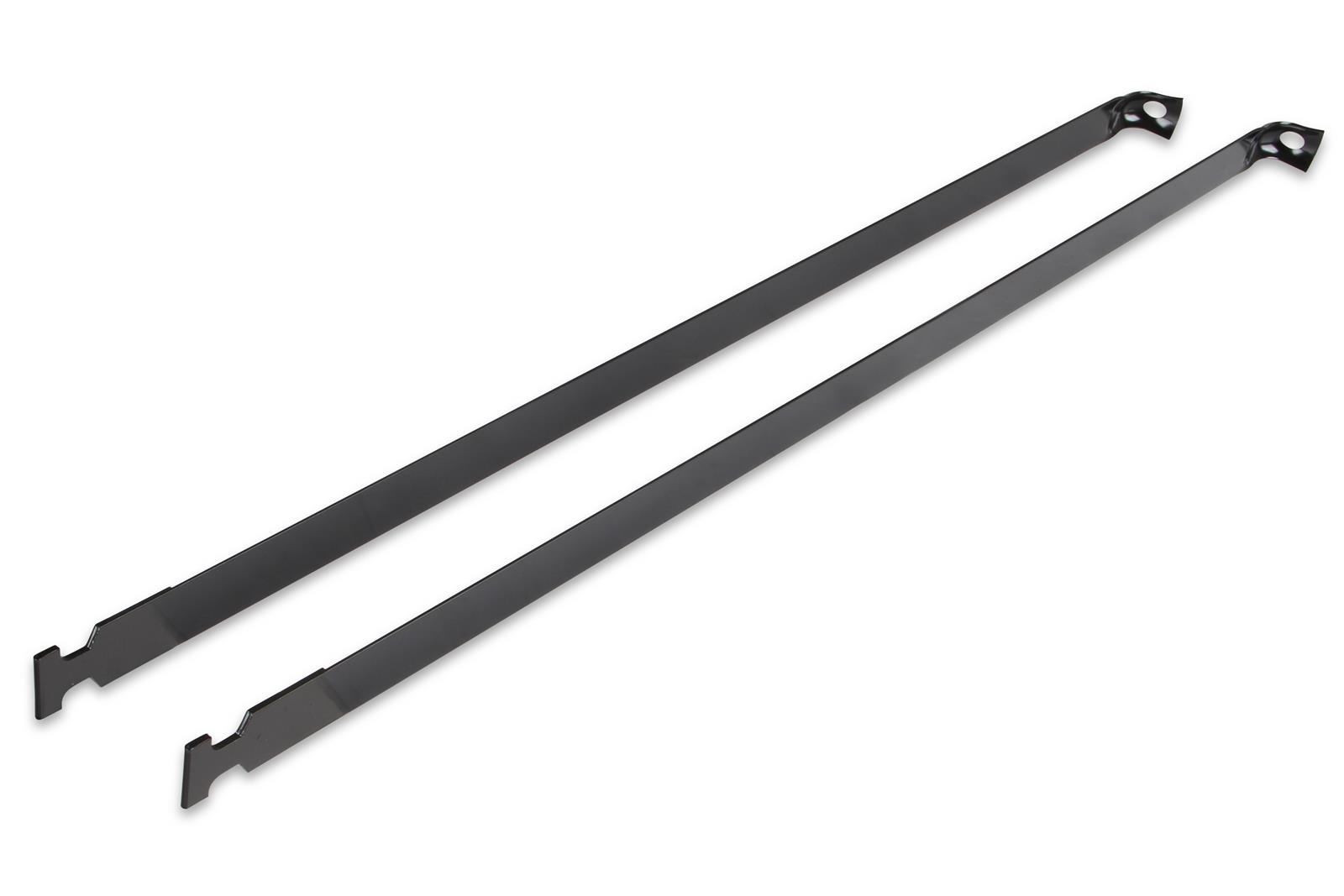 Holley Sniper Fuel Tank Straps 19-572 Straps, Stock Replacement, Silver, Galvanized, Steel, Chrysler, Dodge, Plymouth, Pair