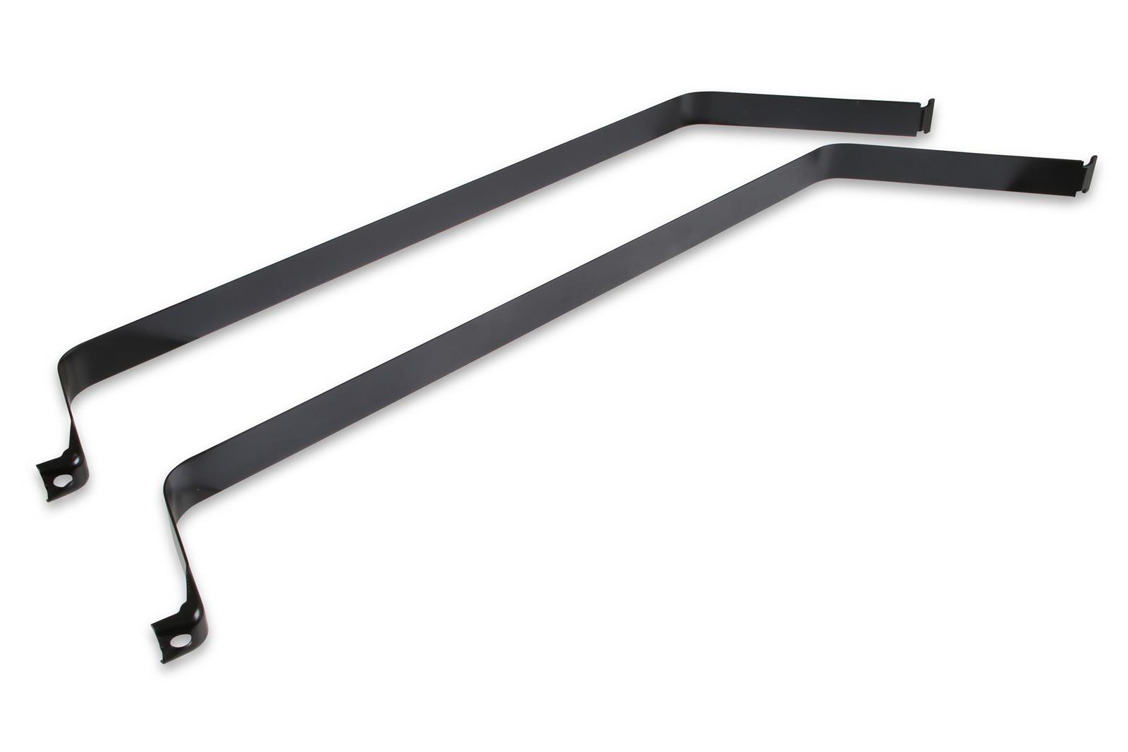 Holley Sniper Fuel Tank Straps for 1964-1966 BARRACUDA, DART, VALIANT - 19-573 Straps, Stock Replacement, Silver, Galvanized, Steel, Dodge, Plymouth, Pair thumbnail 2