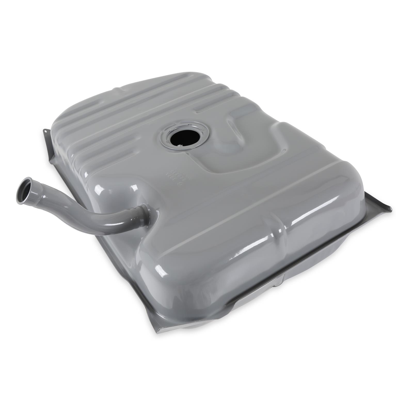 Holley Sniper Stock Replacement Fuel Tanks for 1978-1987 REGAL - 19-584 Tanks, Sniper, 18 Gallon, Replacement, Steel, Silver Powdercoat, Lock Ring Included, Buick, Regal, Each