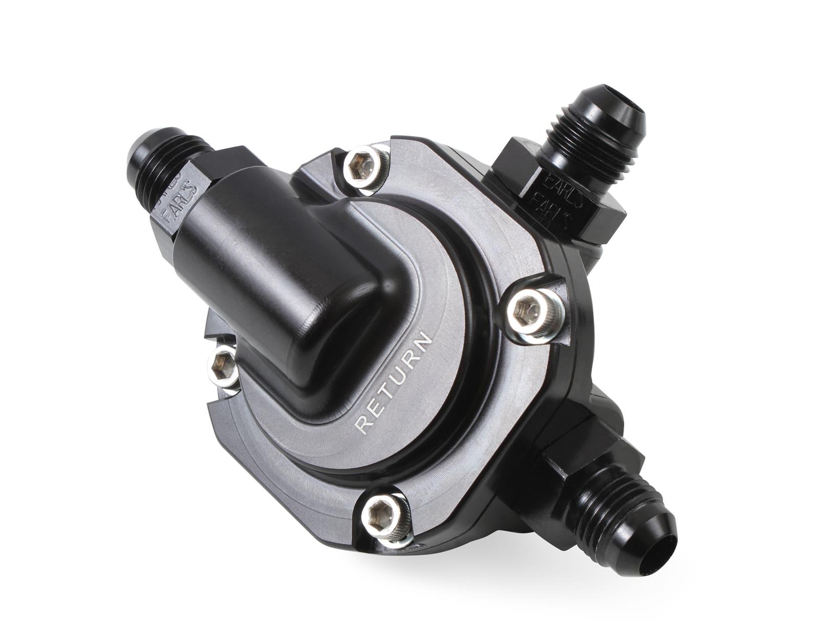 Holley Sniper EFI Stealth Fuel Crossover Kits 534-237 Lines, EFI, Crossover, -6 AN Hose, Braided, Aluminum Fittings, Black, with Pressure Regulator, for 4150, Throttle Body, Kit thumbnail 2