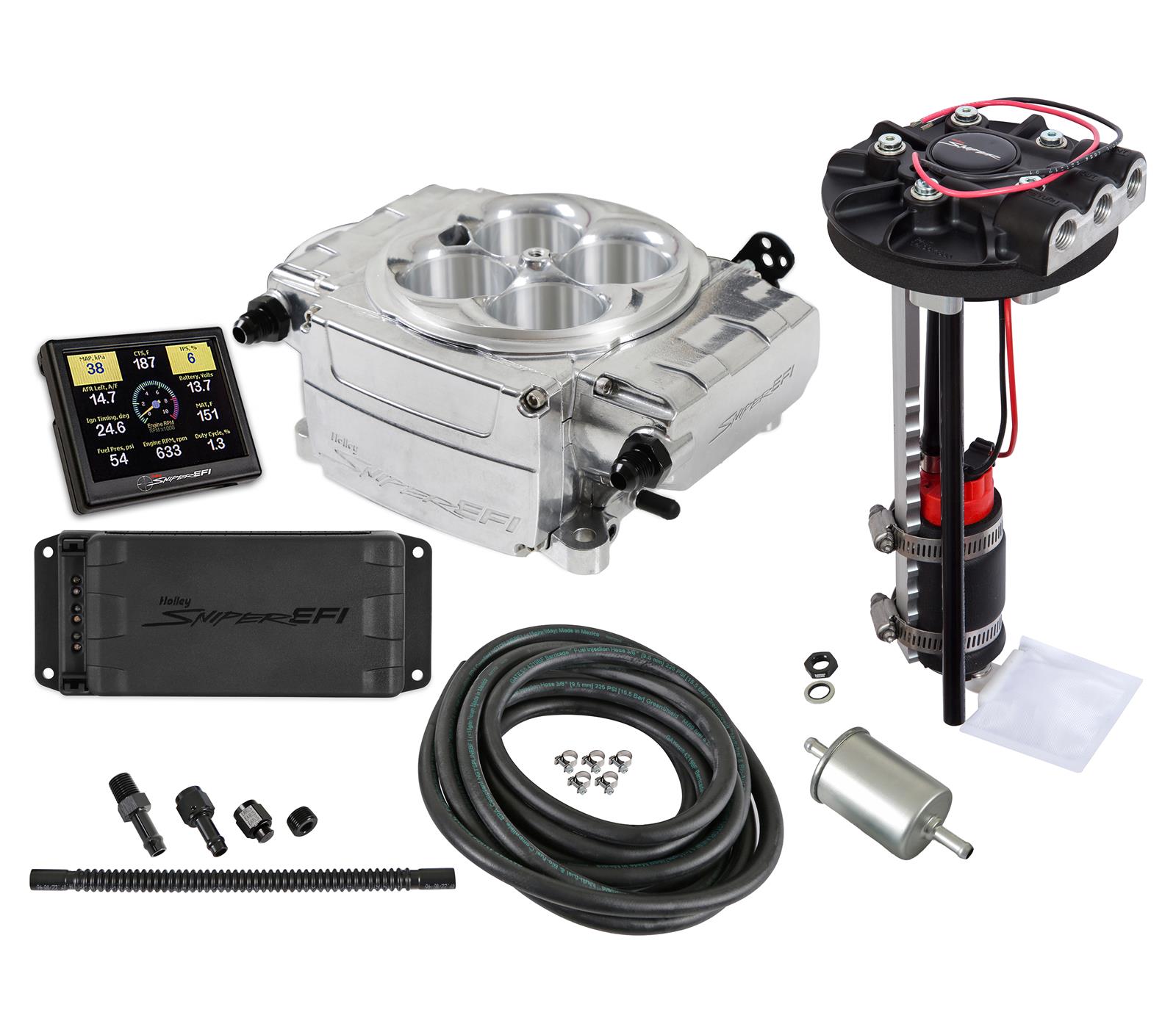 Holley Sniper 550 510 3pd Holley Sniper 2 Efi 650 Hp Returnless Fuel Injection Systems With 5712