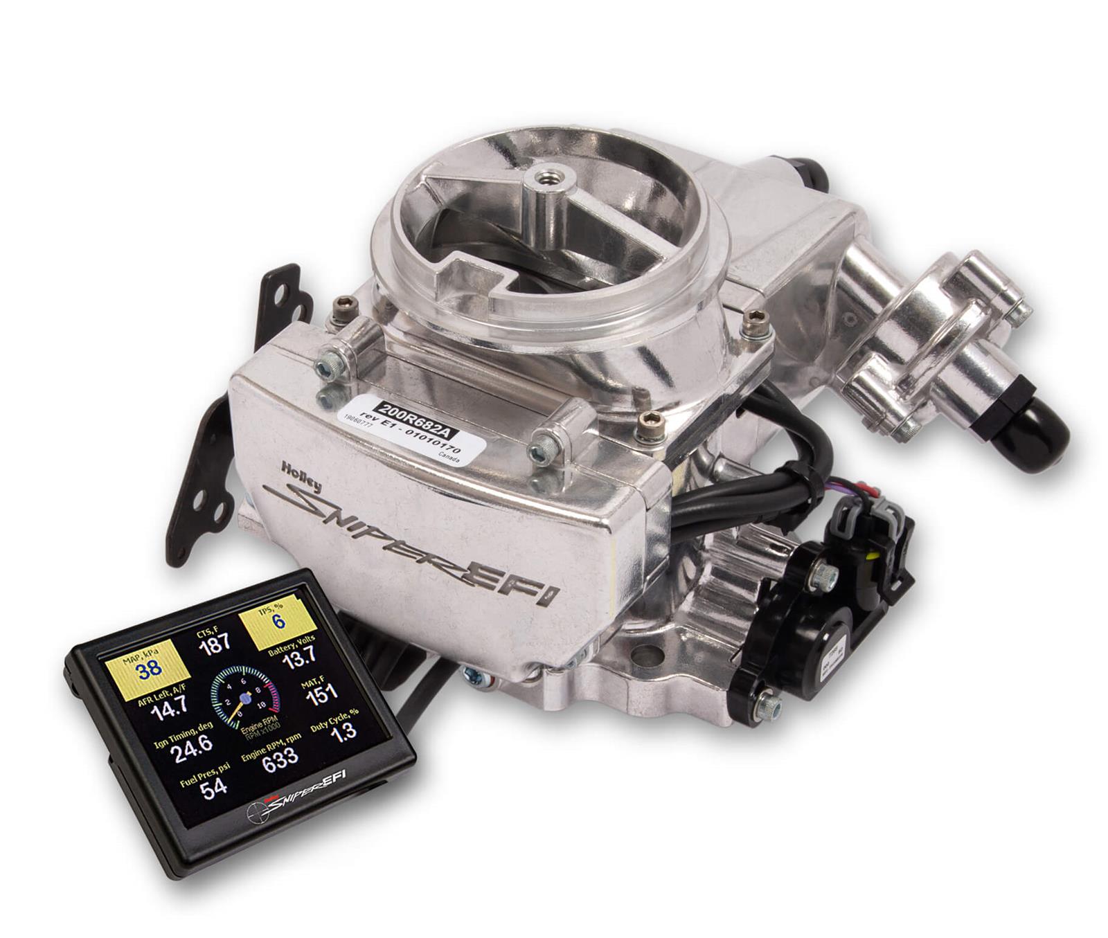 Holley Sniper 550855K Holley Sniper EFI 2GC Large Bore Fuel Injection Systems Summit Racing