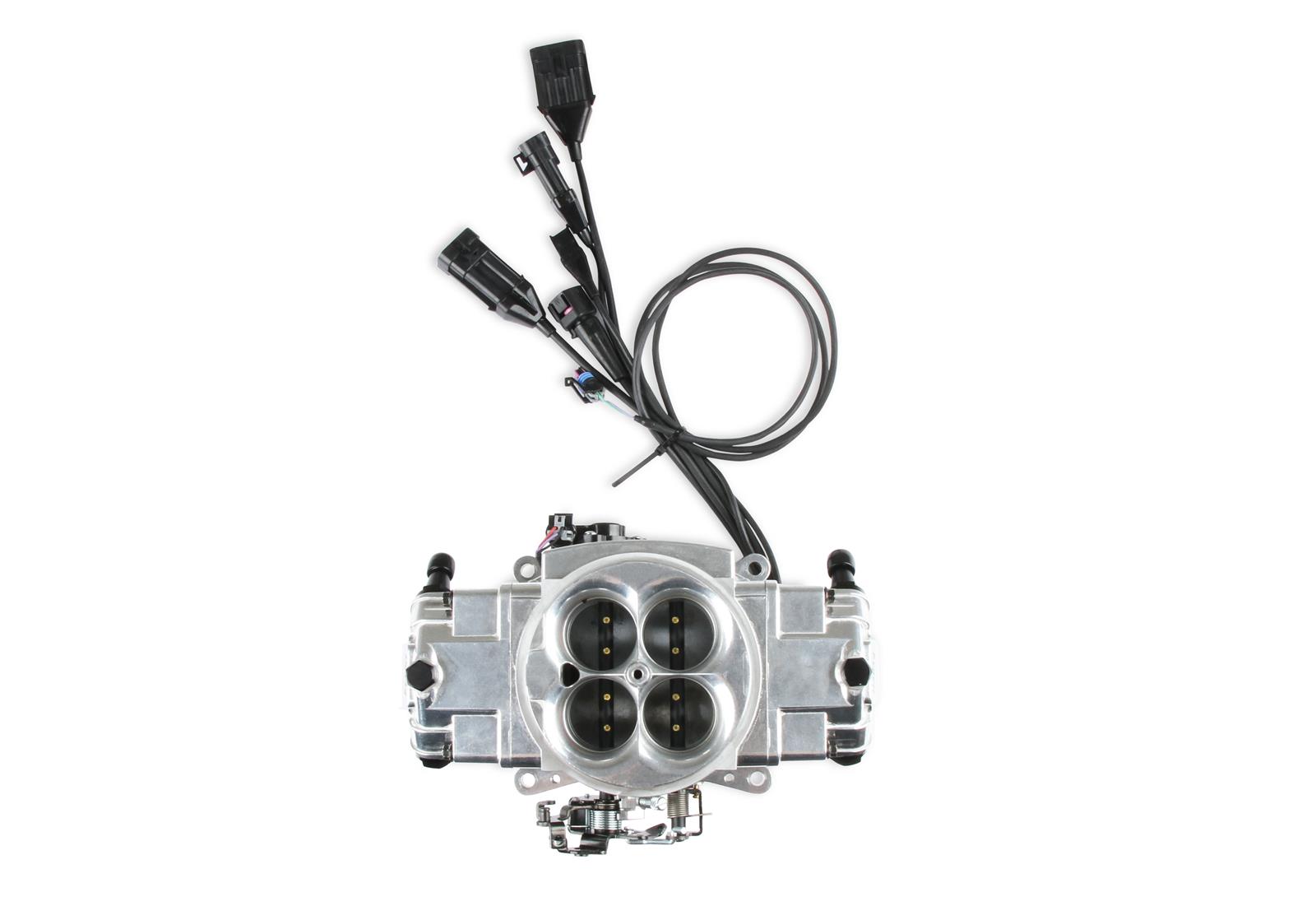 Holley Sniper EFI Stealth 4150 Fuel Injection Systems 550-870 Systems, EFI, 4150, 650 HP Max, Throttle Body, Polished, Flange, Injectors, Wiring Harness, Tuner, Kit thumbnail 3