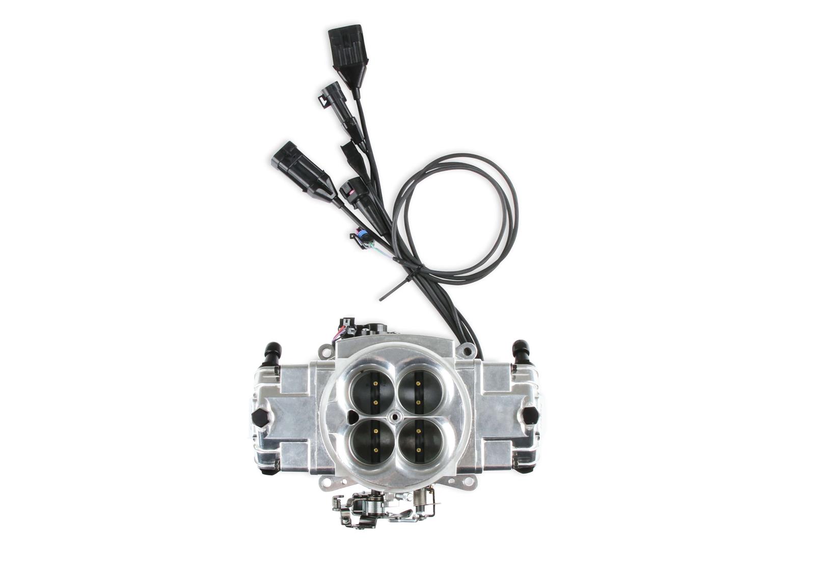 Holley Sniper EFI Stealth 4150 Fuel Injection Systems 550-870K Systems, EFI, 4150, 650HP Max, Throttle Body, Shiny, Flange, Injectors, Pump, Regulator, Harness, Tuner, Kit thumbnail 3