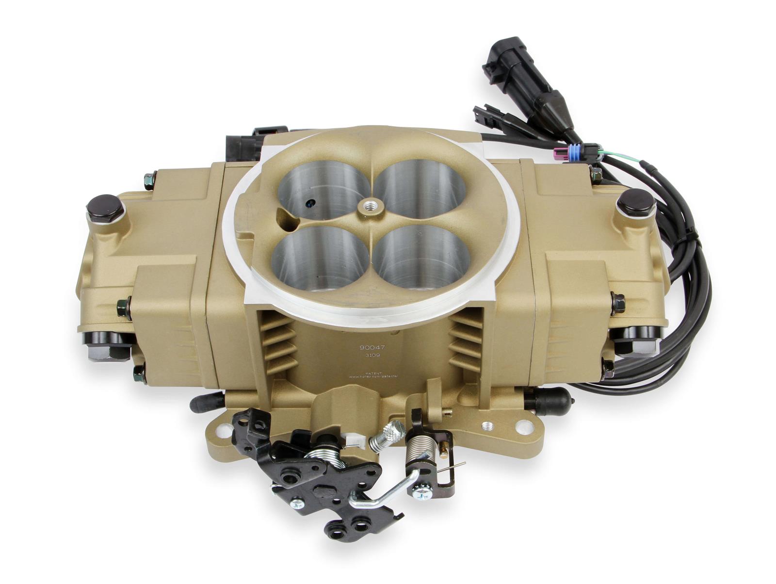 Holley Sniper EFI Stealth 4150 Fuel Injection Systems 550-872K Systems, EFI, 4150, 650 HP Max, Throttle Body, Gold, Flange, Injectors, Pump, Regulator, Harness, Tuner, Kit thumbnail 5