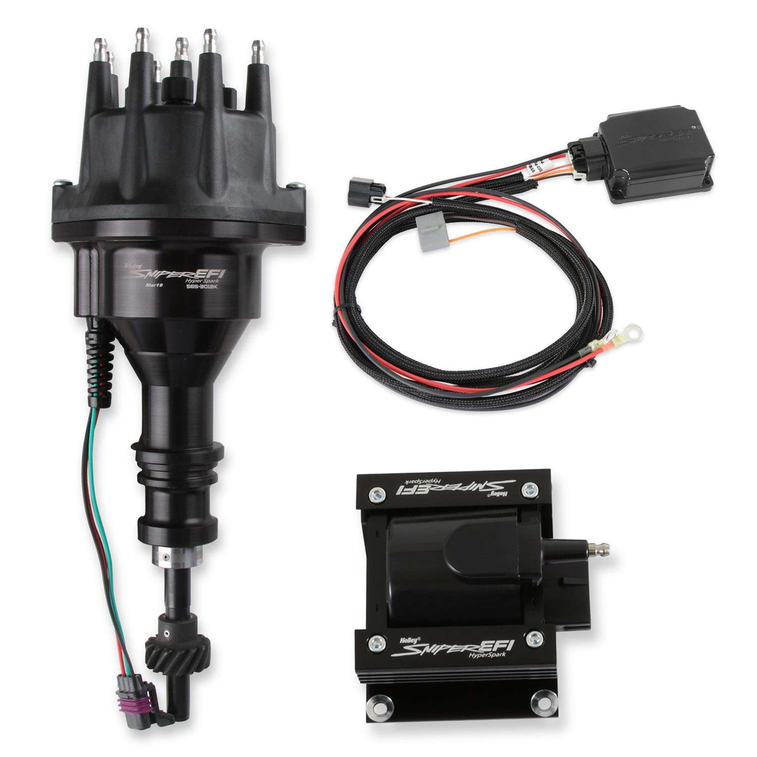 Holley Sniper 550-511-5PK-SBF Holley Sniper 2 EFI 650 HP Inline