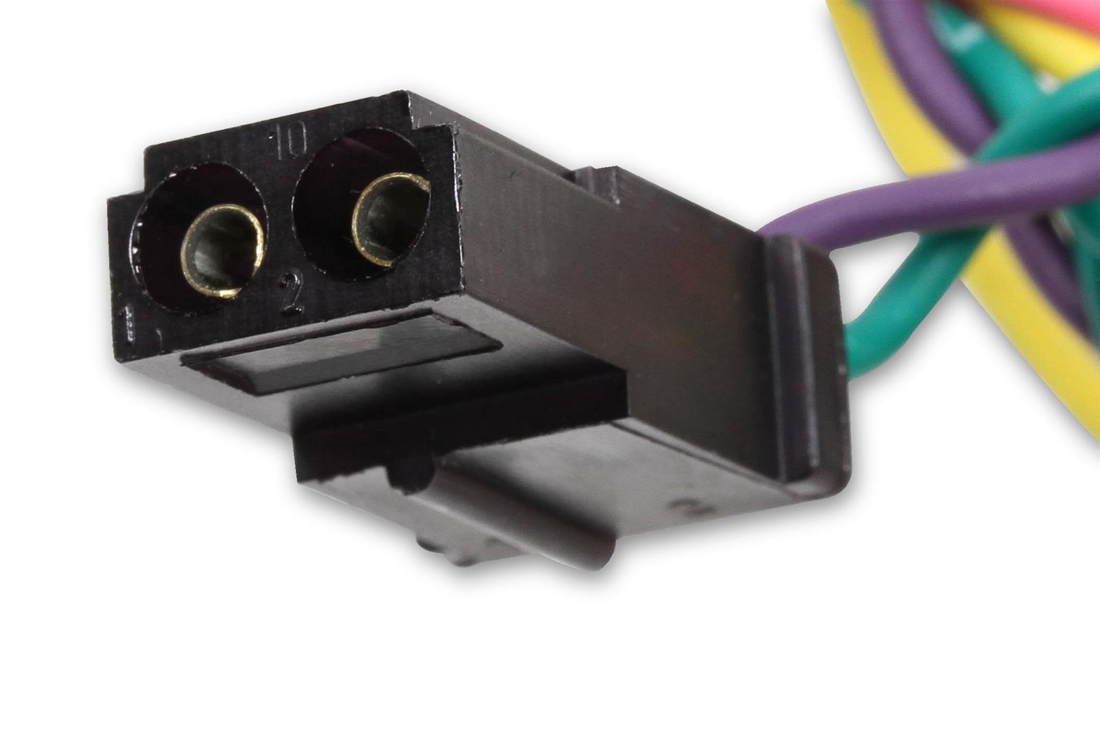 Holley Sniper EFI Main Wiring Harnesses 558-490 Wire Harnesses, EFI, Harness, Throttle Body Injection, Speed Density Metered, 6 ft. Wire Loom, Black, Split Braided, Kit thumbnail 3