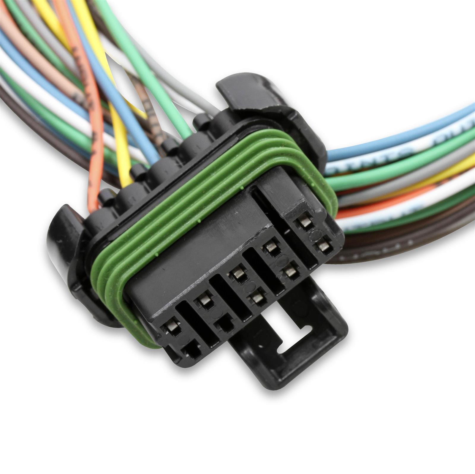 Holley Sniper EFI Input/Output Wiring Harnesses 558-491 Wire Harnesses, EFI, Harness, Throttle Body Injection, Speed Density Metered, 10-pin Male Connector, Kit
