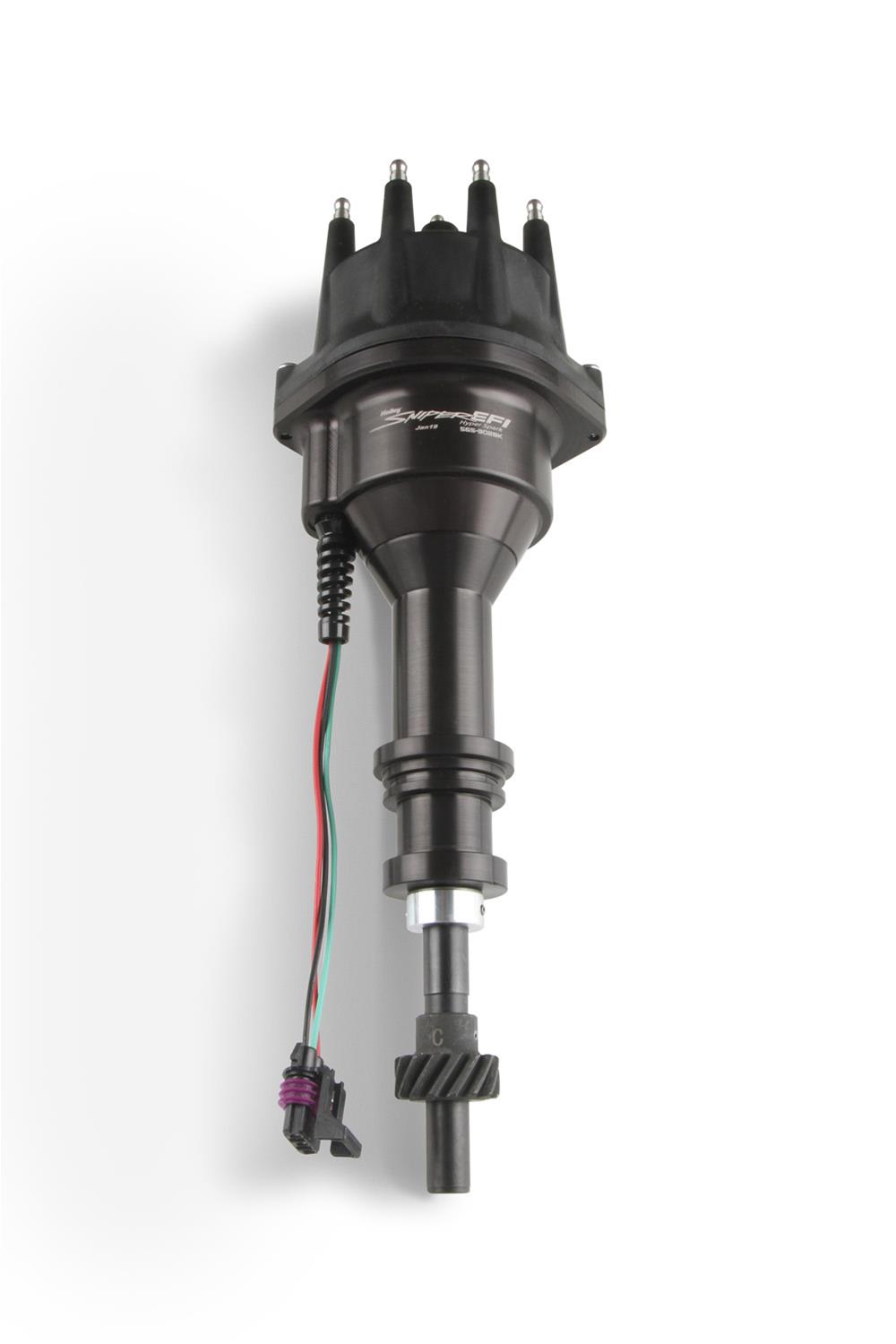 Holley Sniper EFI HyperSpark Distributors 565-303BK Distributors, EFI, HyperSpark, HEI Cap, Hall Effect, Billet Housing, Black, Ignition Module, Ford, Modified, 351 Cleveland, Big Block 385, Each thumbnail 9