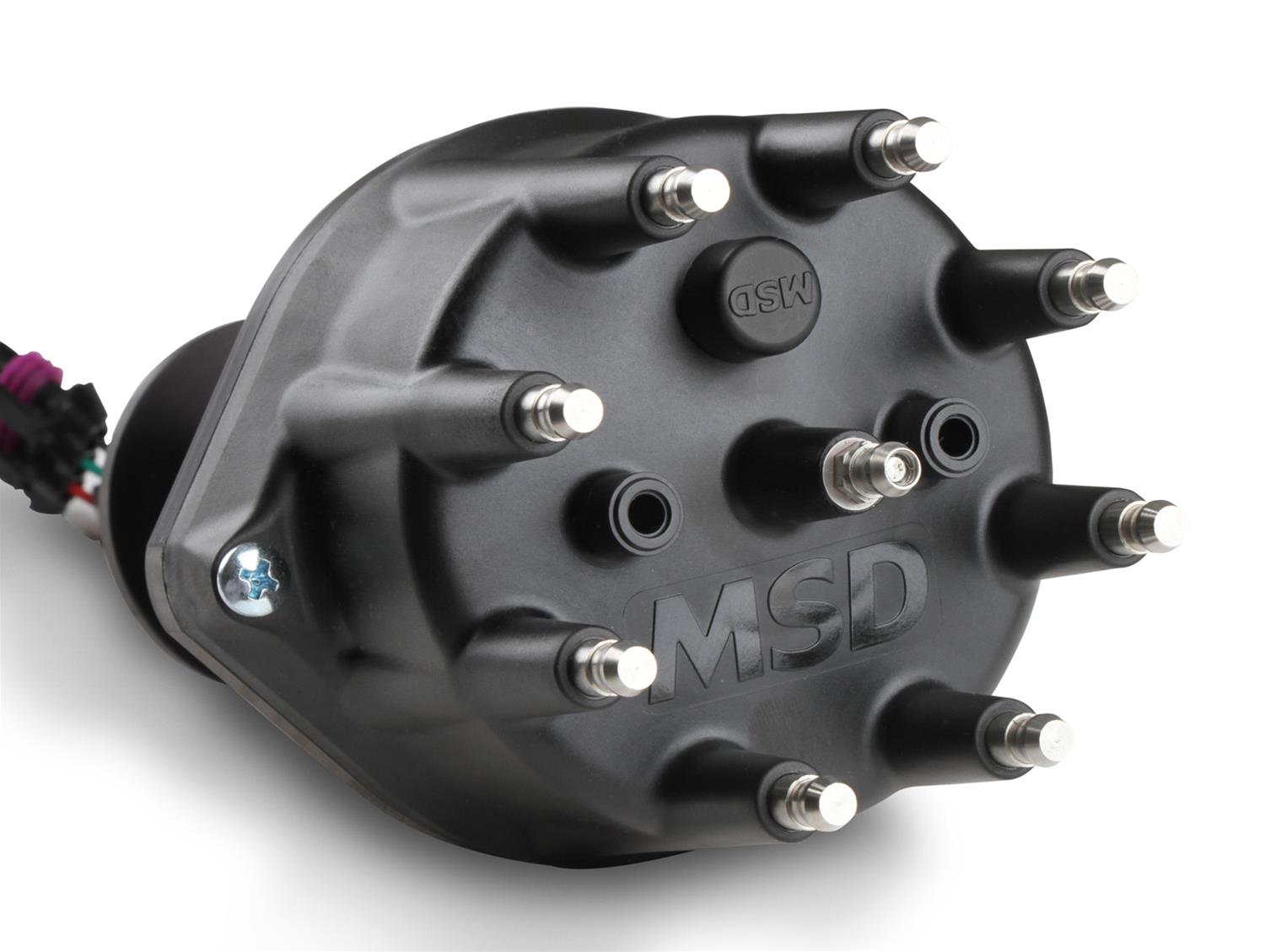 Holley Sniper EFI HyperSpark Distributors 565-305BK Distributors, EFI, HyperSpark, HEI Cap, Hall Effect, Billet Housing, Black, Ignition Module, Chrysler, Dodge, Plymouth, Big Block, B, Each thumbnail 4