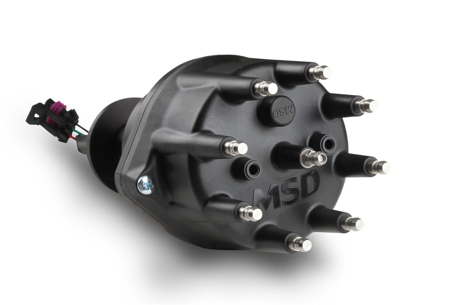 Holley Sniper EFI HyperSpark Distributors 565-305BK Distributors, EFI, HyperSpark, HEI Cap, Hall Effect, Billet Housing, Black, Ignition Module, Chrysler, Dodge, Plymouth, Big Block, B, Each thumbnail 5