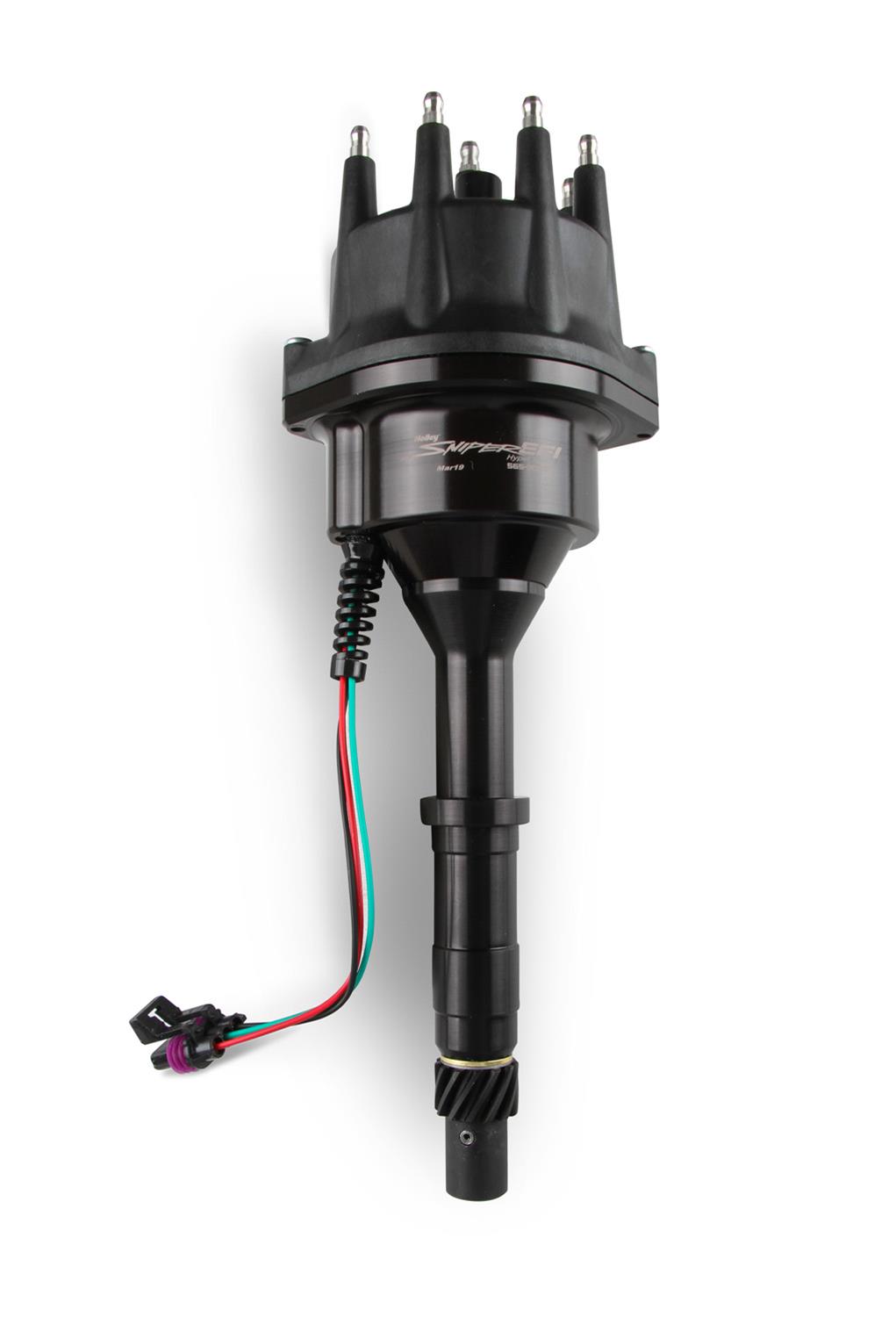 Holley Sniper EFI HyperSpark Distributors 565-308BK Distributors, EFI, HyperSpark, HEI Cap, Hall Effect,Ignition Module, Black Billet Housing, AMC, 4.7L, 4.8L, 5.0L, 5.6L, 5.9L, 6.4L, 6.6L, Each thumbnail 3