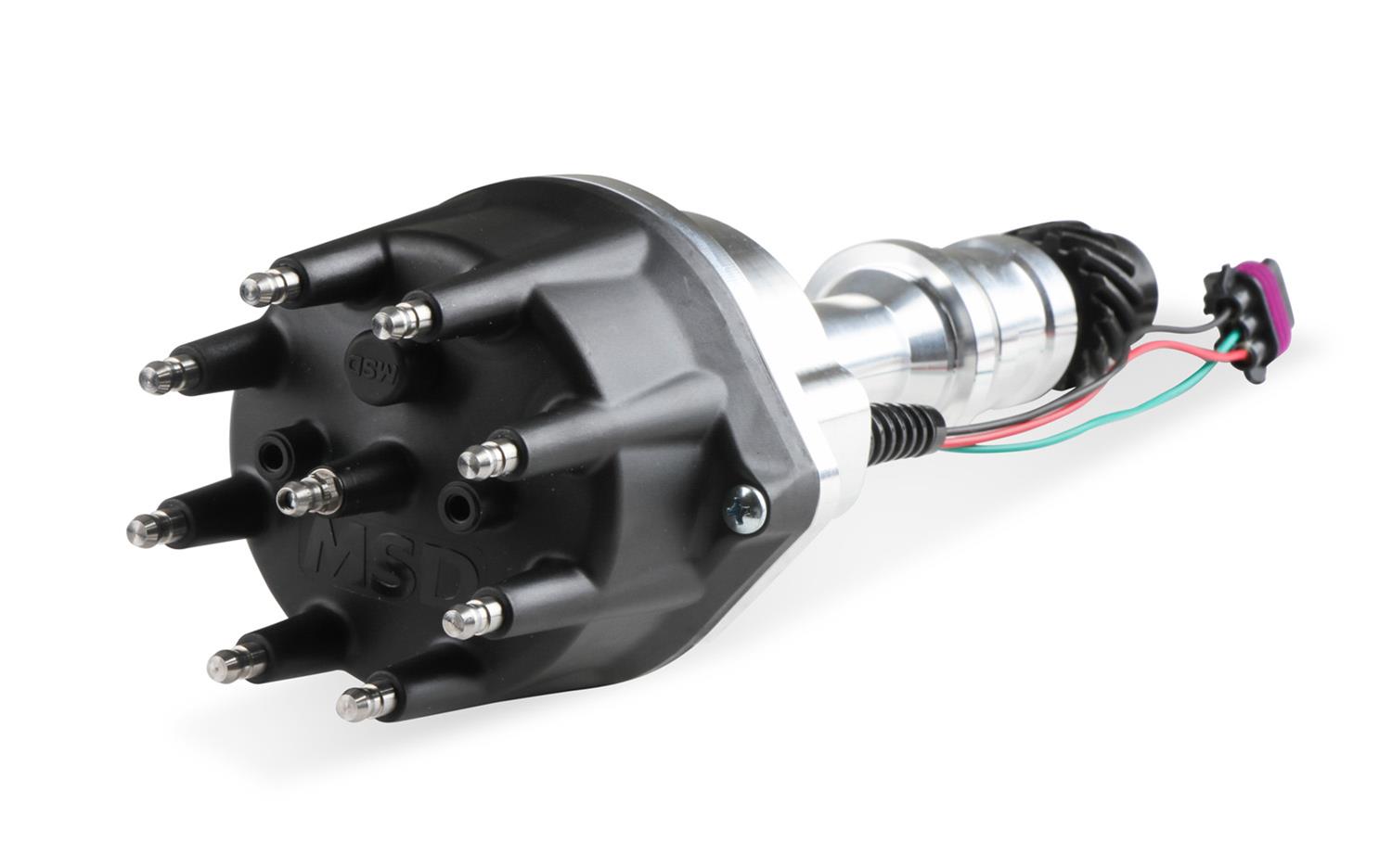 Holley Sniper EFI HyperSpark Distributors 565-310 Distributors, EFI, HyperSpark, HEI Cap, Hall Effect, Billet Housing, Polished, Ignition Module, Oldsmobile, 260-455ci, Each thumbnail 9