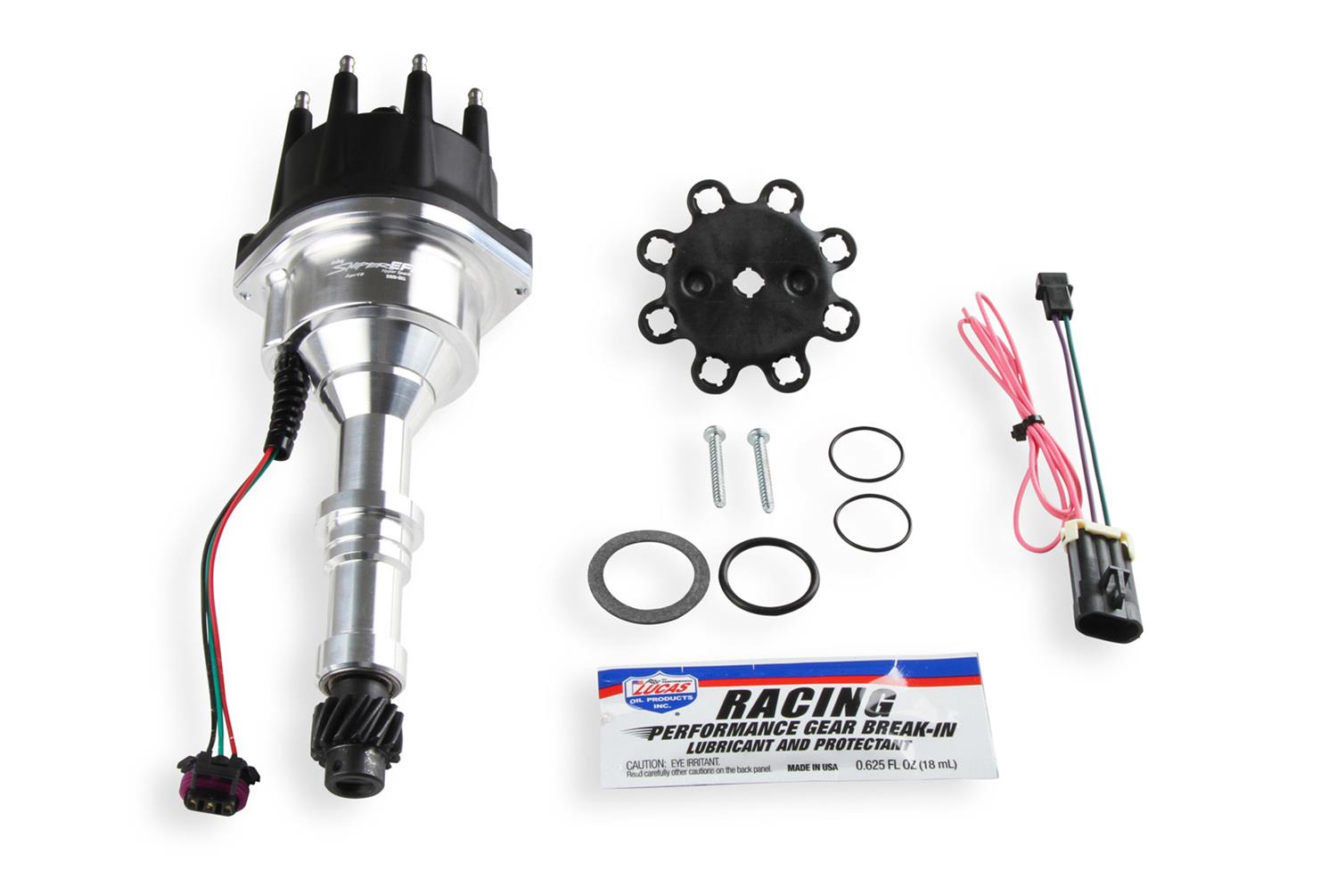 Holley Sniper EFI HyperSpark Distributors 565-311 Distributors, EFI, HyperSpark, HEI Cap, Hall Effect, Billet Housing, Polished, Ignition Module, Buick, 215ci, 300ci, 340ci, 350ci, Each thumbnail 5
