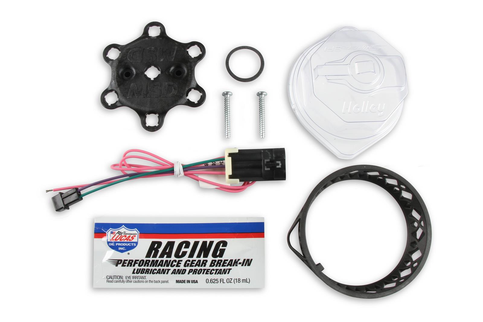 Holley Sniper EFI HyperSpark Distributors 565-316 Distributor, HyperSpark, HEI Cap, Hall Effect, Billet Aluminum, Polished, Steel Gear, Chevy, L6, Each thumbnail 2