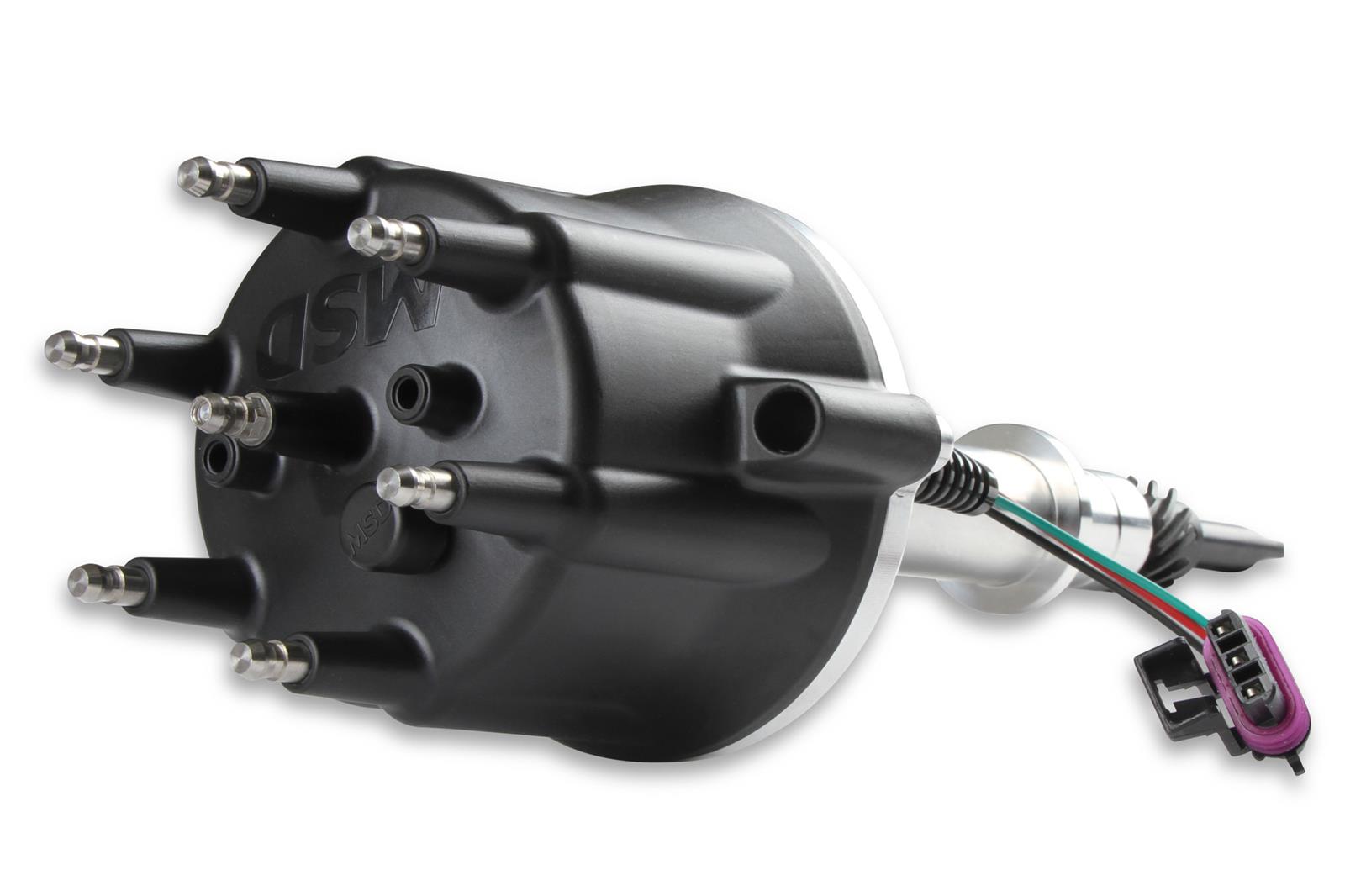 Holley Sniper EFI HyperSpark Distributors 565-316 Distributor, HyperSpark, HEI Cap, Hall Effect, Billet Aluminum, Polished, Steel Gear, Chevy, L6, Each thumbnail 3