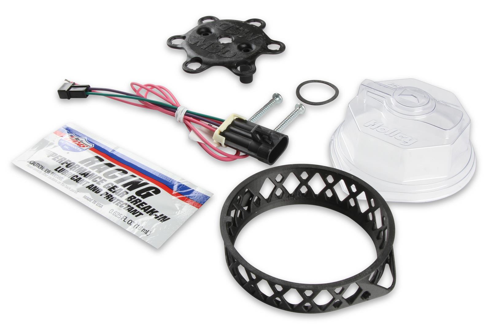 Holley Sniper EFI HyperSpark Distributors 565-316 Distributor, HyperSpark, HEI Cap, Hall Effect, Billet Aluminum, Polished, Steel Gear, Chevy, L6, Each