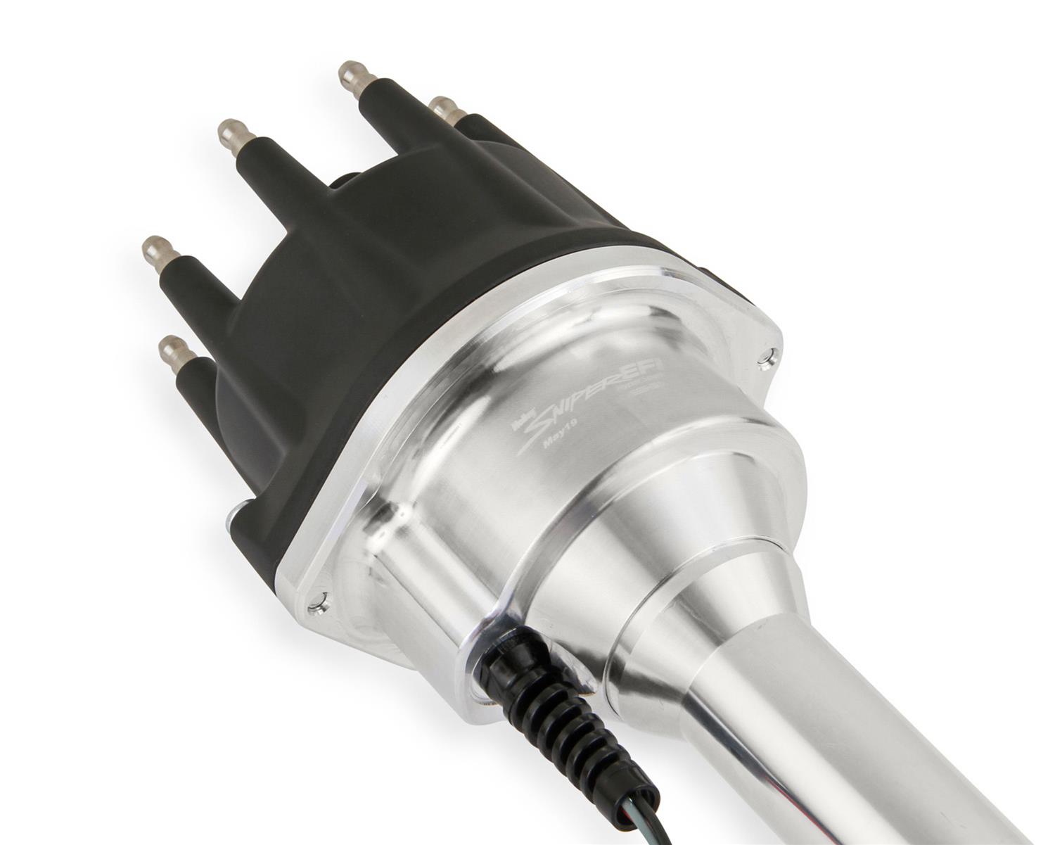 Holley Sniper EFI HyperSpark Distributors 565-321 Distributors, EFI, HyperSpark, HEI Cap, Hall Effect, Billet Housing, Polished, Ignition Module, Holden, V-8 Engine, 253ci, 304ci, 308ci, Each thumbnail 4