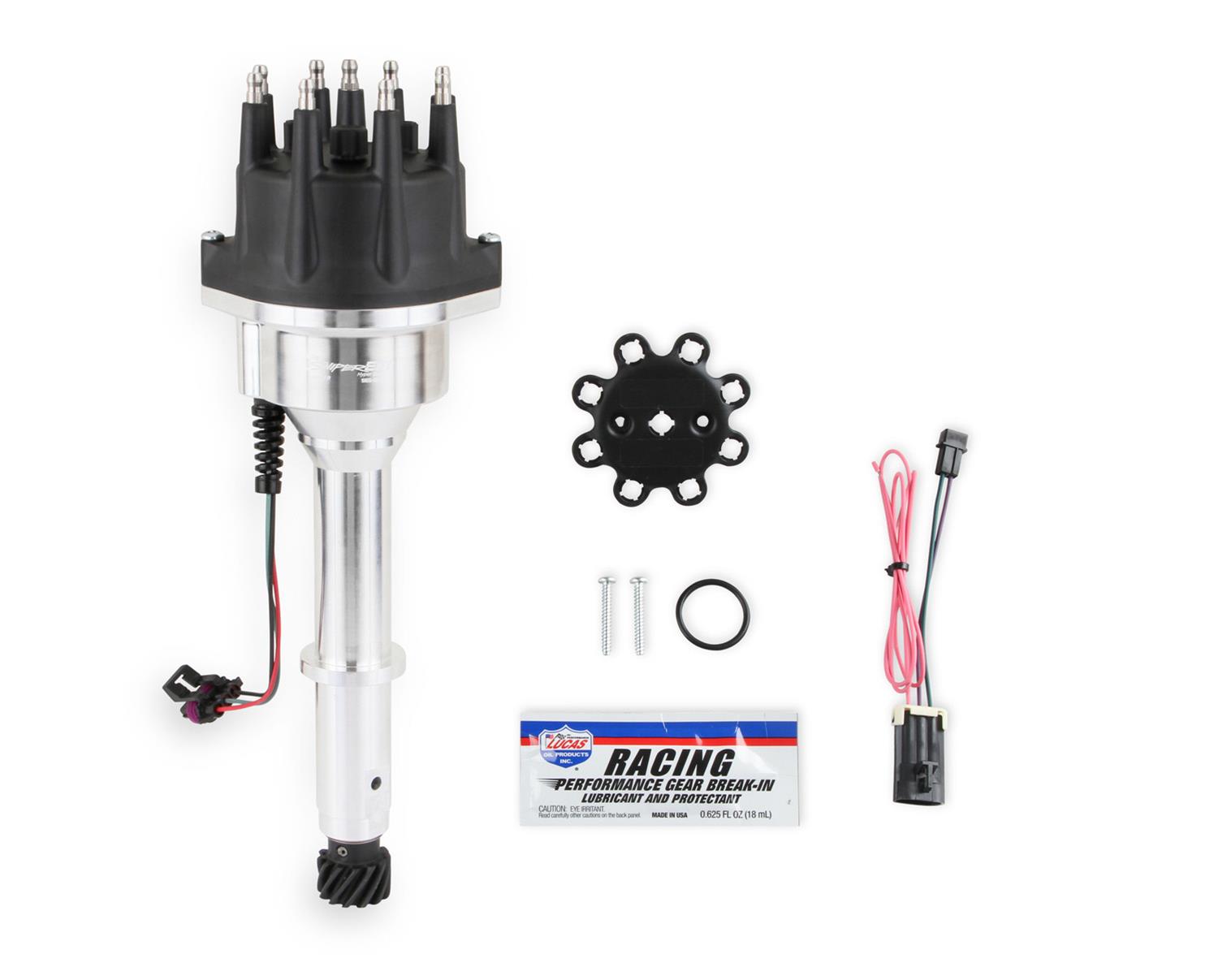 Holley Sniper EFI HyperSpark Distributors 565-321 Distributors, EFI, HyperSpark, HEI Cap, Hall Effect, Billet Housing, Polished, Ignition Module, Holden, V-8 Engine, 253ci, 304ci, 308ci, Each thumbnail 3