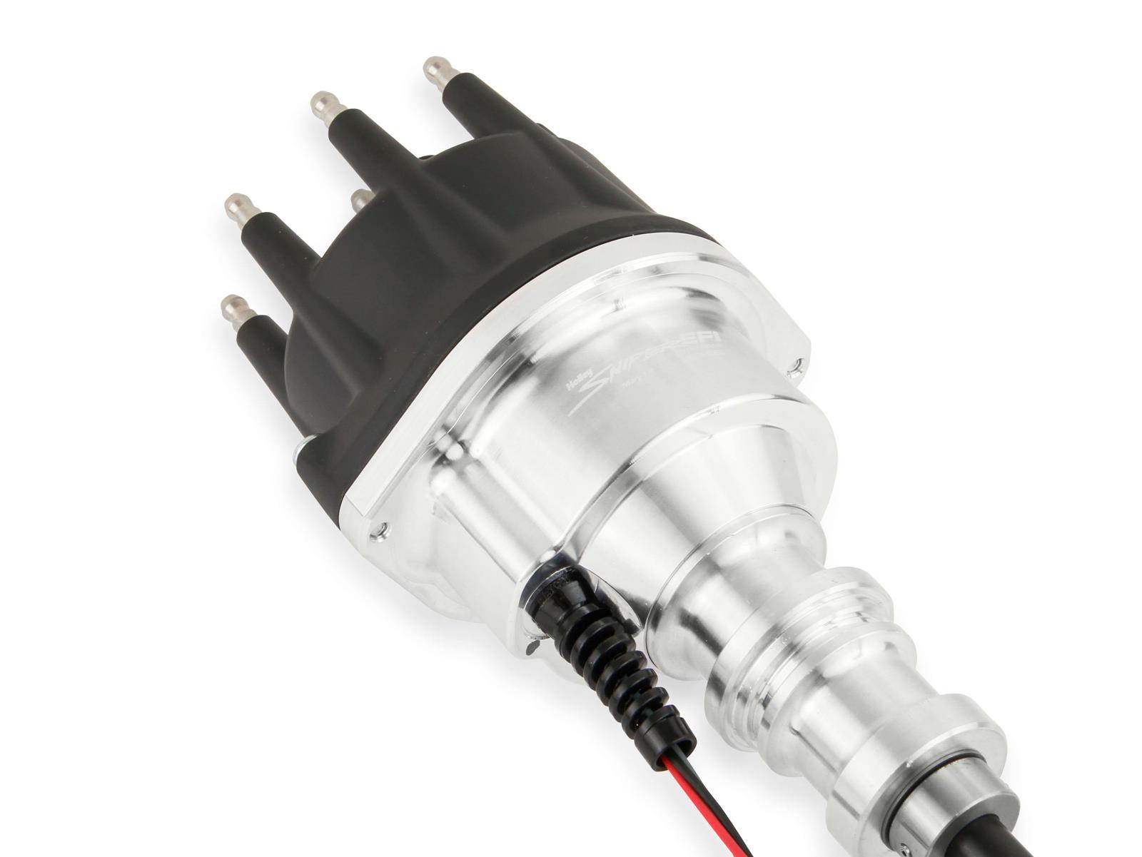 Holley Sniper EFI HyperSpark Distributors 565-322 Distributors, EFI, HyperSpark, HEI Cap, Hall Effect, Shiny Billet Housing, Ford, 260ci, 289ci, 302ci, with Hi-Ram Intake, Each thumbnail 5