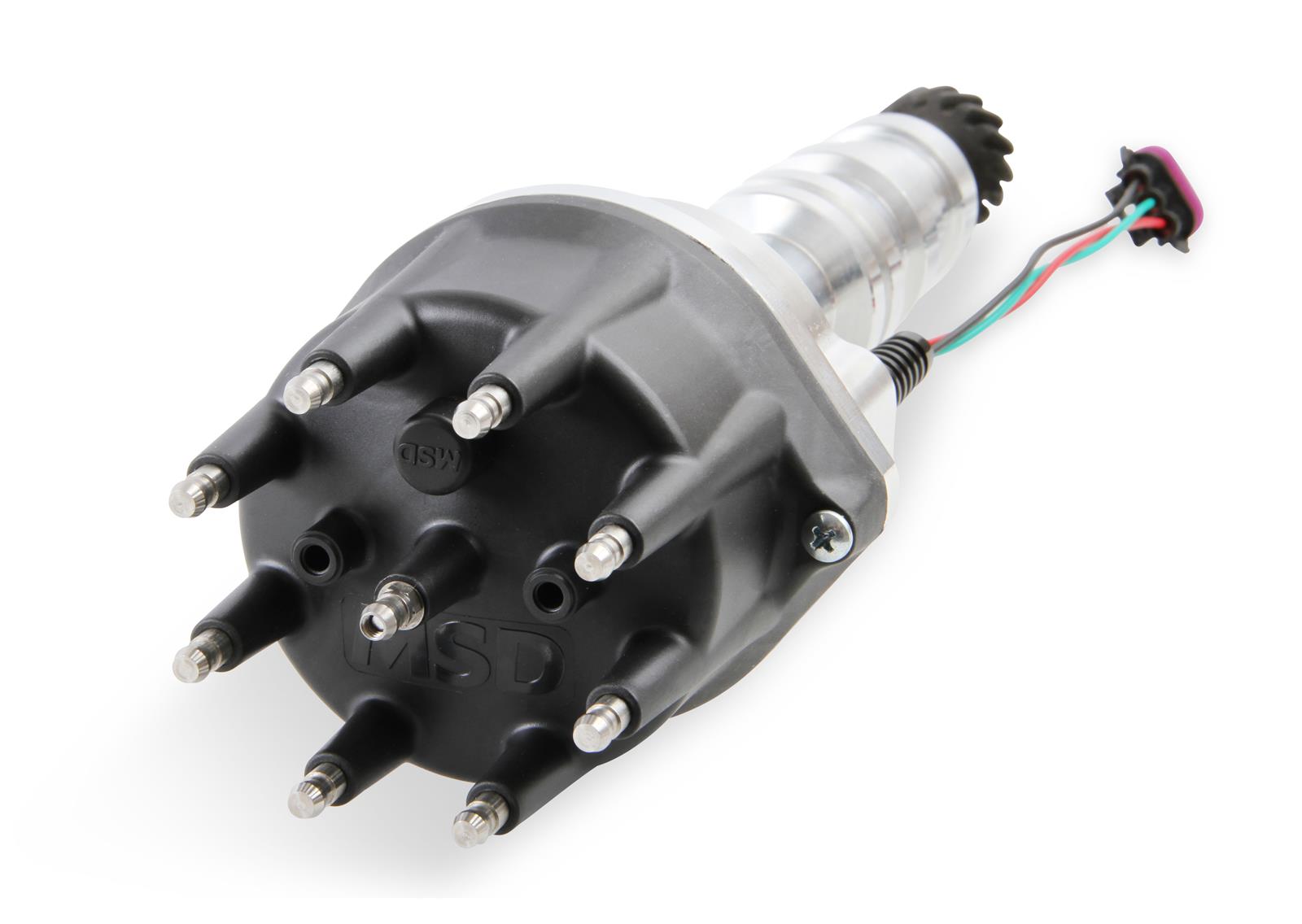 Holley Sniper EFI HyperSpark Distributors 565-323 Distributors, EFI, HyperSpark, HEI Cap, Hall Effect, Billet Housing, Polished, Ignition Module, Ford, Big Block, FE, 332-428ci, Each thumbnail 4