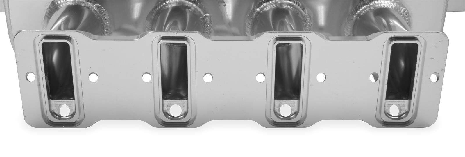 Holley Sniper EFI Fabricated Intakes 820051 Intake Manifolds, EFI, Fabricated, Cathedral Port, 4150 Style Flange, 2,200-6,800 RPM, Aluminum, Black, Chevy, LS Base, 4.8-6.0L, Each thumbnail 8