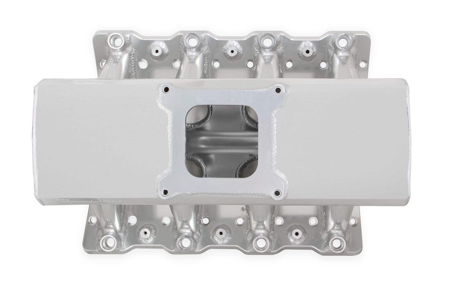 Holley Sniper EFI Fabricated Intakes 820051 Intake Manifolds, EFI, Fabricated, Cathedral Port, 4150 Style Flange, 2,200-6,800 RPM, Aluminum, Black, Chevy, LS Base, 4.8-6.0L, Each thumbnail 5