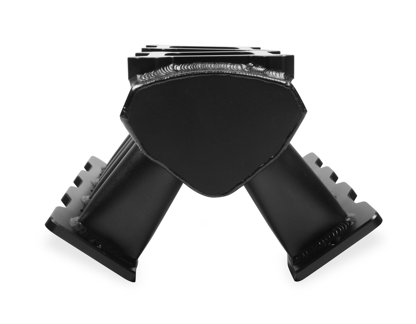 Holley Sniper Carbureted Fabricated Intake Manifolds 821062 Manifolds, Sniper, Hi-Ram, Carbureted, Dual, 4150 Flange, Cathedral Port, 1,800-7,000 RPM, Aluminum, Black, Chevy, LS Base, 4.8-6.0L, Each