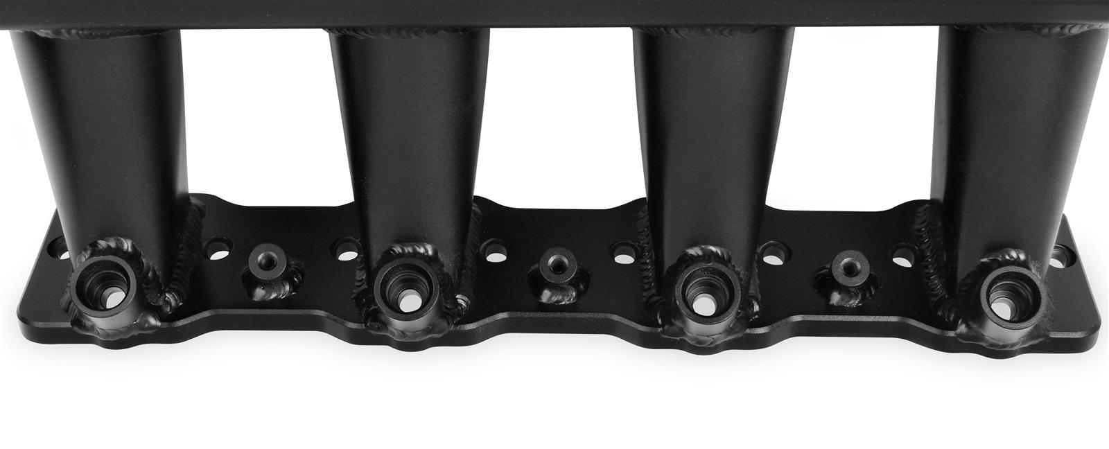 Holley Sniper EFI Fabricated Intakes 822042-1 Intake Manifolds, EFI, Hi-Ram, Rectangular Port, 102mm Throttle Body, 2,200-6,800 RPM, Welded Aluminum, Black, Chevy, LS, 6.0L, 6.2L, Each thumbnail 8