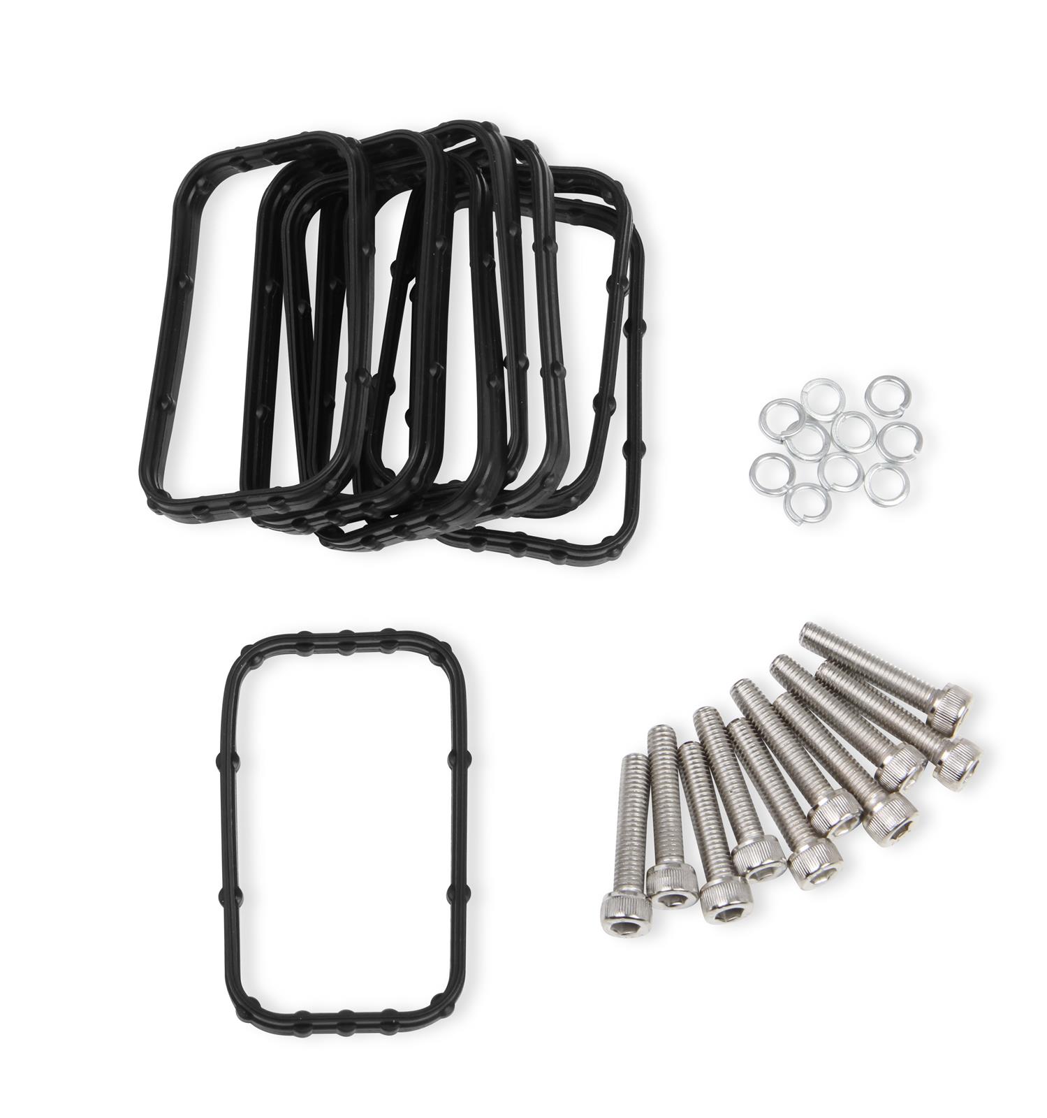 Holley Sniper EFI Fabricated Intakes 822042-1 Intake Manifolds, EFI, Hi-Ram, Rectangular Port, 102mm Throttle Body, 2,200-6,800 RPM, Welded Aluminum, Black, Chevy, LS, 6.0L, 6.2L, Each thumbnail 9
