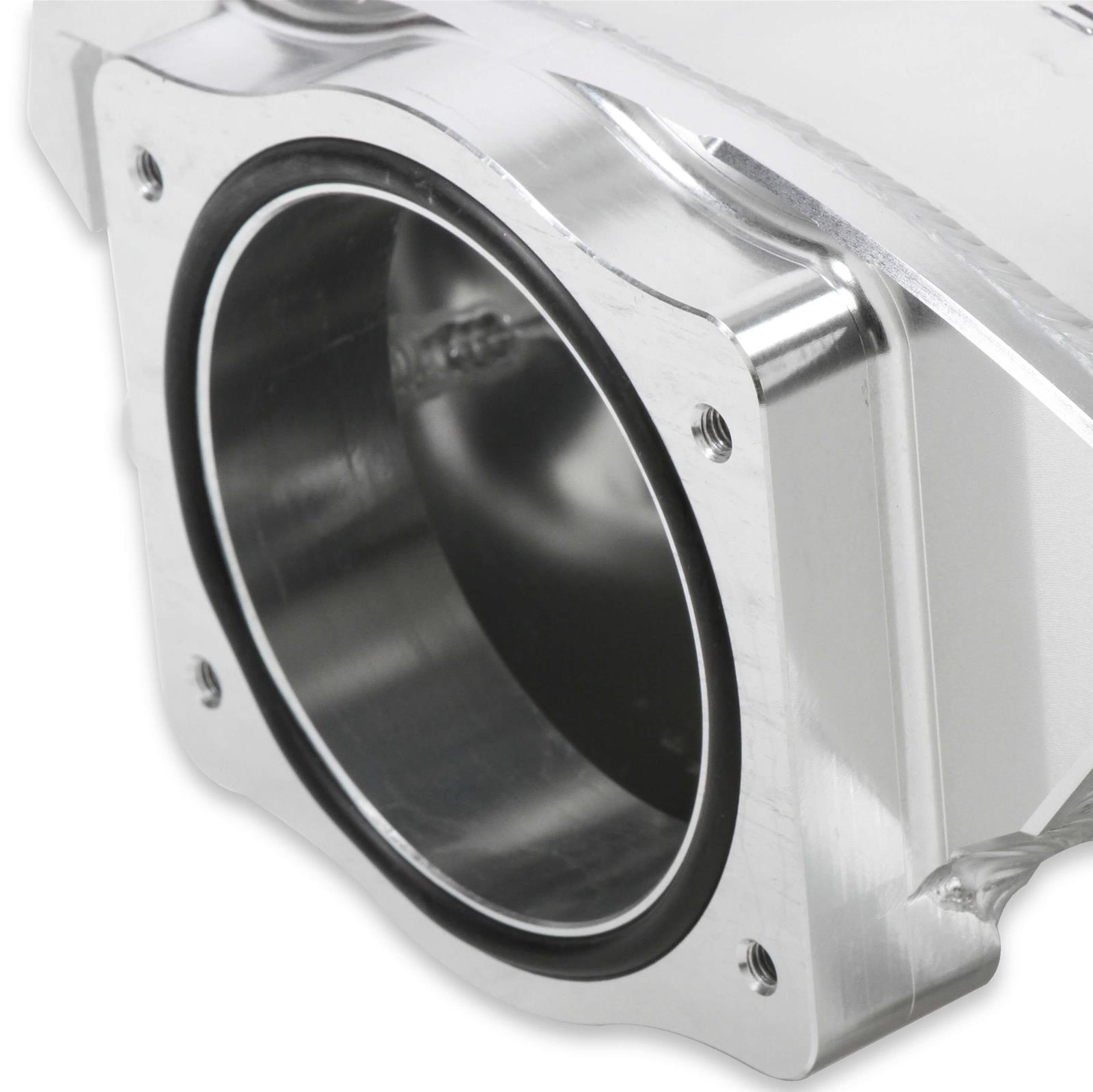 Holley Sniper EFI Fabricated Intakes 822101-1 Intake Manifolds, EFI, Hi-Ram, Rectangular Port, 92mm Throttle Body, 1,800-6,400 RPM, Welded Aluminum, Silver, Chevy, LS, 6.0L, 6.2L, Each