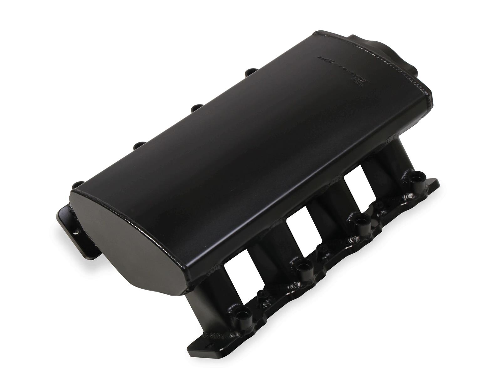 Holley Sniper EFI Fabricated Intakes 822102-1 Intake Manifolds, EFI, Hi-Ram, Rectangular Port, 92mm Throttle Body, 1,800-6,400 RPM, Welded Aluminum, Black, Chevy, LS Base, 6.0L, 6.2L, Kit