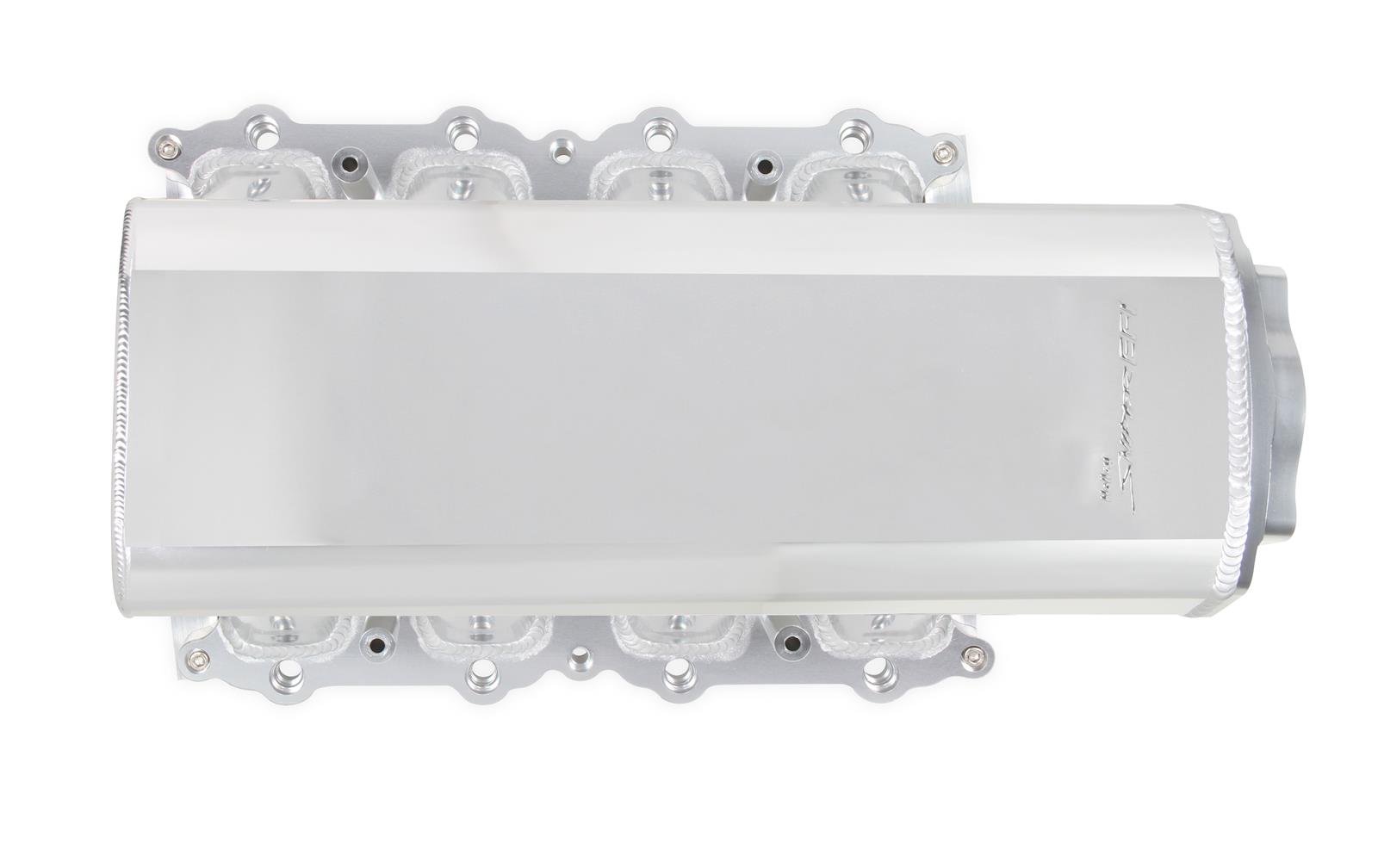 Holley Sniper EFI Fabricated Intakes 829031 Intake Manifolds, EFI, Hi-Ram, Stock Port, 90mm Throttle Body, 2,200-6,800 RPM, Welded Aluminum, Silver, Ford, 5.0L, Modular, Each thumbnail 5