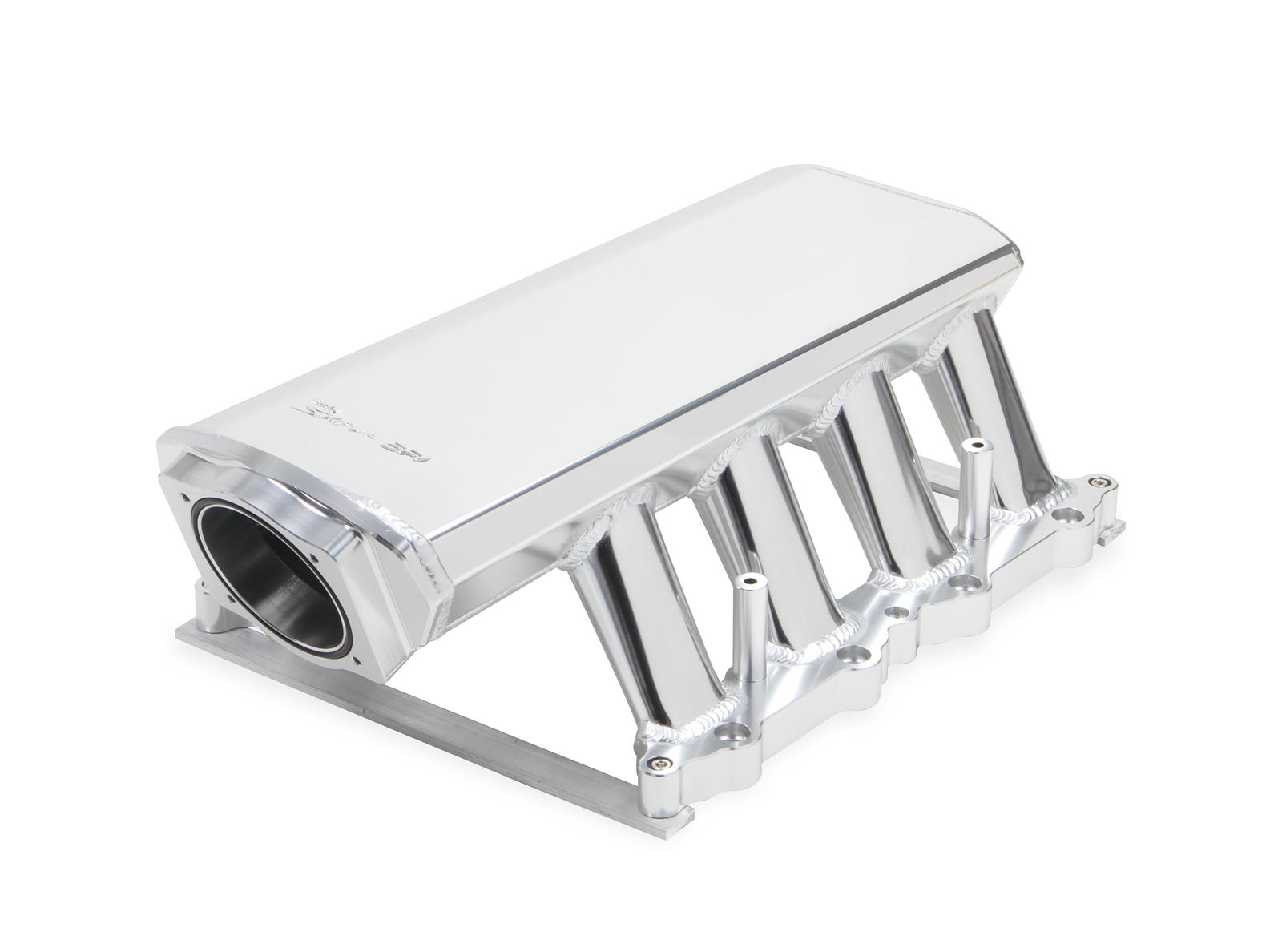 Holley Sniper EFI Fabricated Intakes 829031 Intake Manifolds, EFI, Hi-Ram, Stock Port, 90mm Throttle Body, 2,200-6,800 RPM, Welded Aluminum, Silver, Ford, 5.0L, Modular, Each