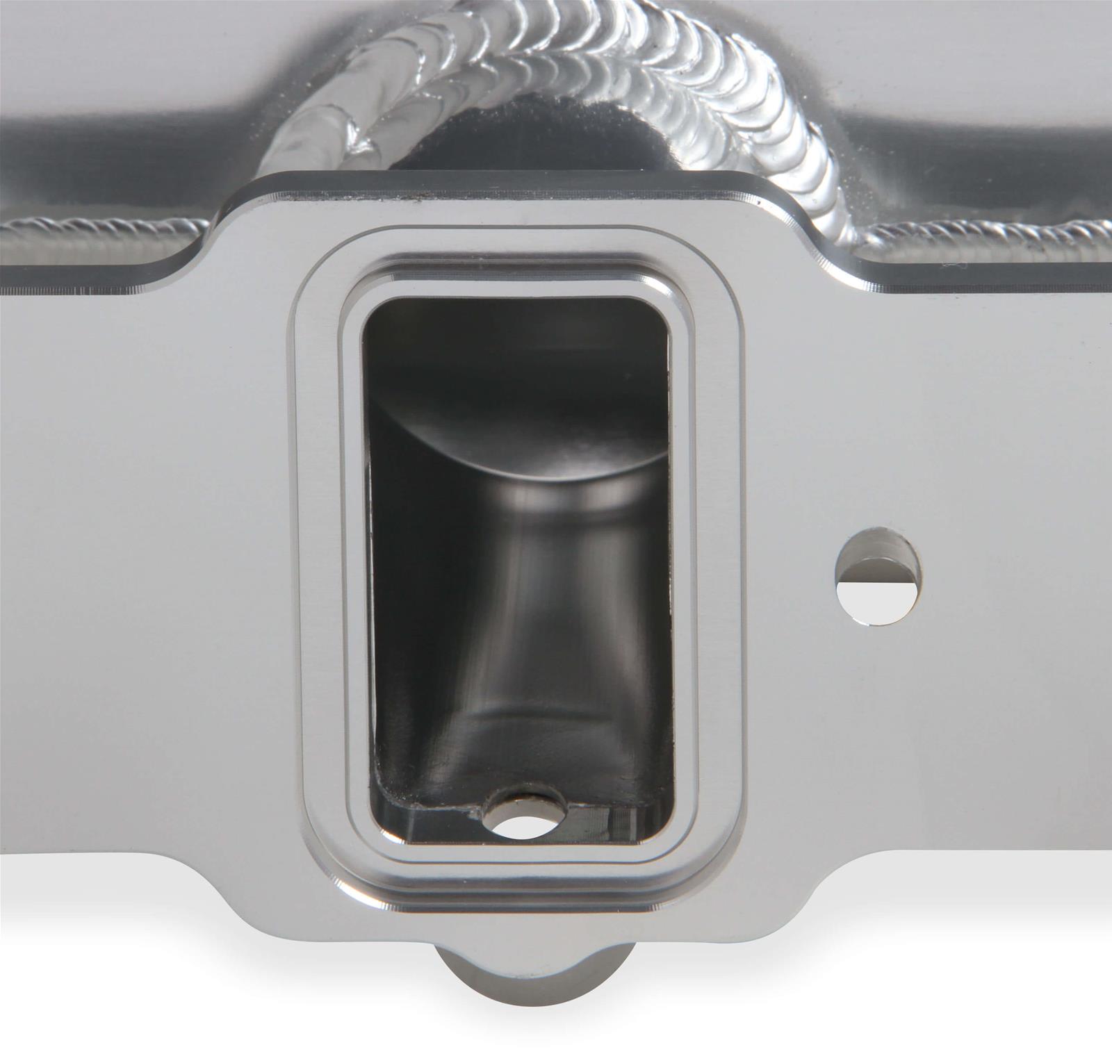 Holley Sniper EFI Fabricated Intakes 830041-1 Intake Manifolds, EFI, Hi-Ram, Multi-port, 102mm Throttle Body, 2,200-6,800 RPM, Welded Aluminum, Silver, Chevy, LS, 7.0L, Each