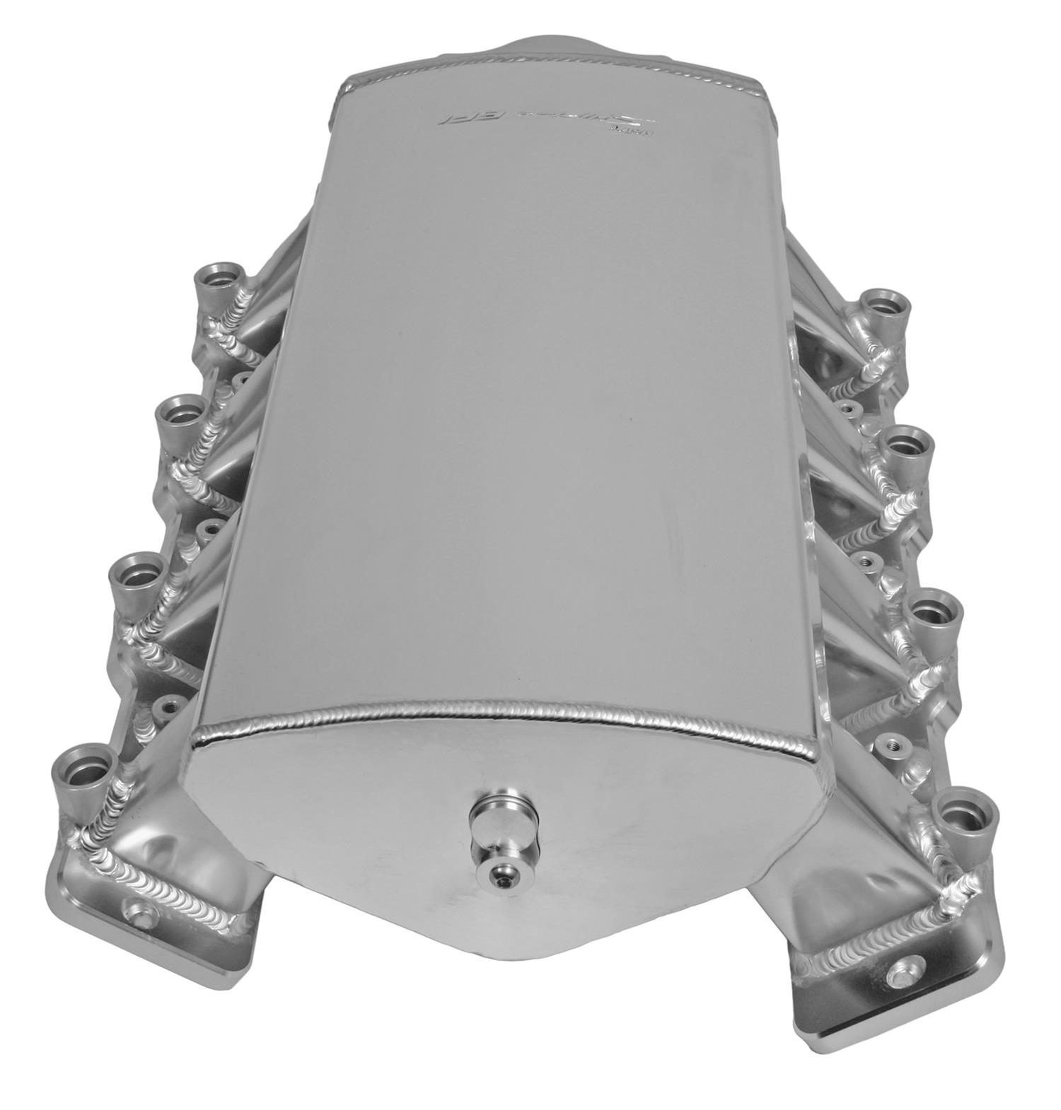 Holley Sniper EFI Fabricated Intakes 830111-1 Intake Manifolds, EFI, Hi-Ram, Stock Port, 102mm Throttle Body, 1,500-6,500 RPM, Welded Aluminum, Silver, Chevy, LS, 7.0L, Kit thumbnail 3