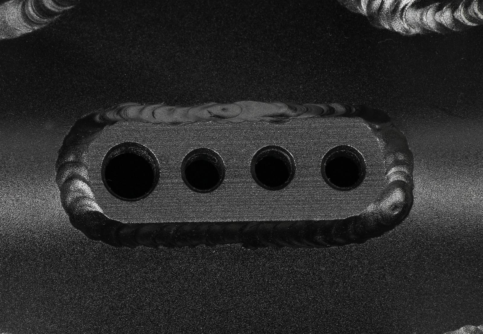 Holley Sniper EFI Fabricated Race Series Intake Manifolds 832142 Manifolds, EFI, Hi-Ram, Cathedral Port, 90mm Throttle Body, 2,100-8,200 RPM, Welded Aluminum, Black, Chevy, LS, 4.8-6.0L, Each thumbnail 4