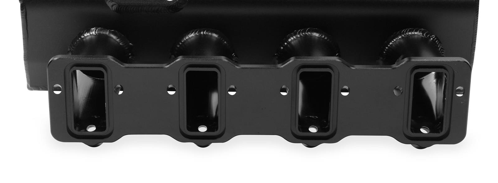 Holley Sniper EFI Fabricated Race Series Intake Manifolds 838232 Manifolds, EFI, Hi-Ram, Multi-port, Rectangular Port, 90mm Throttle Body, 2,100-8,200 RPM, Aluminum, Black, Chevy, LS, 6.0L, 6.2L, Each thumbnail 6