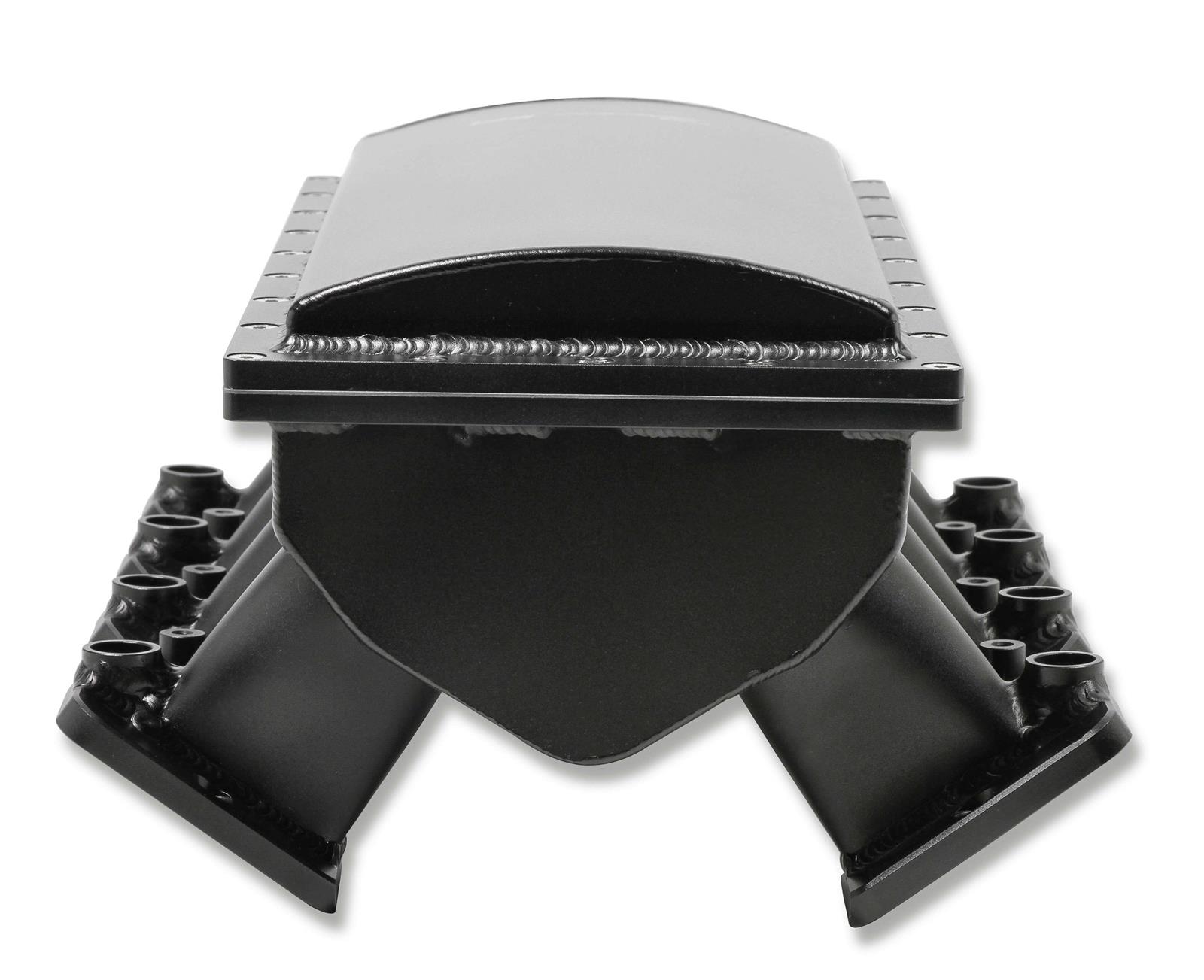 Holley Sniper EFI Fabricated Race Series Intake Manifolds 838232 Manifolds, EFI, Hi-Ram, Multi-port, Rectangular Port, 90mm Throttle Body, 2,100-8,200 RPM, Aluminum, Black, Chevy, LS, 6.0L, 6.2L, Each thumbnail 3