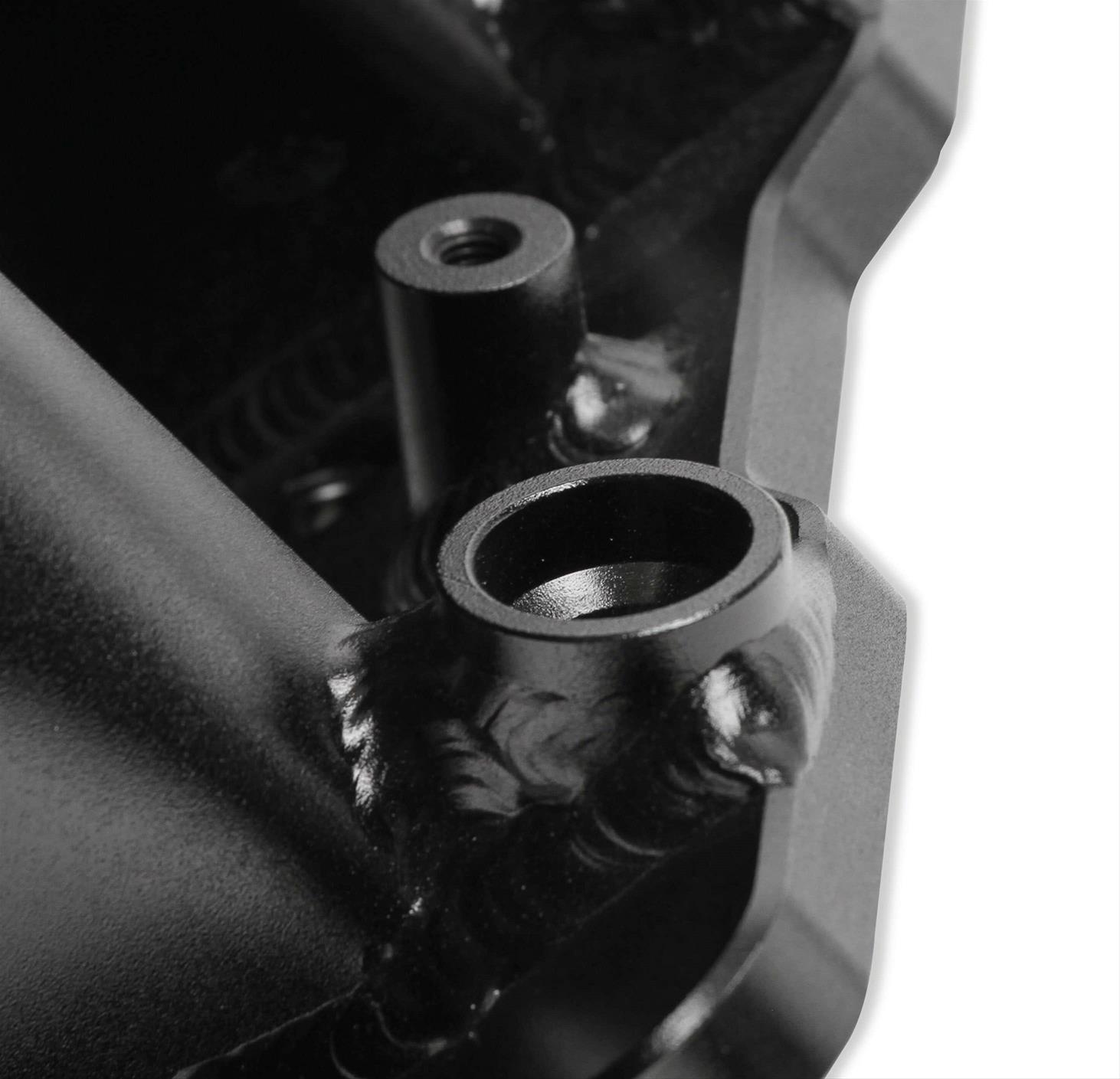 Holley Sniper EFI Fabricated Race Series Intake Manifolds 838232 Manifolds, EFI, Hi-Ram, Multi-port, Rectangular Port, 90mm Throttle Body, 2,100-8,200 RPM, Aluminum, Black, Chevy, LS, 6.0L, 6.2L, Each thumbnail 7