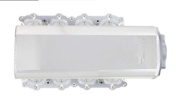 Holley Sniper EFI Fabricated Intakes 839031 Intake Manifolds, EFI, Hi-Ram, Stock Port, 90mm Throttle Body, 2,200-6,800 RPM, Aluminum, Silver, Ford, 5.0L, Modular, Each thumbnail 6