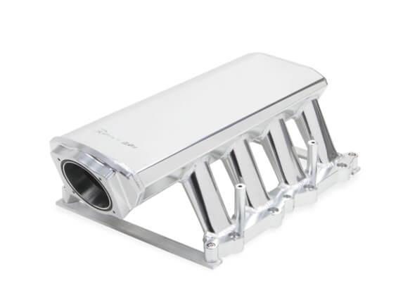 Holley Sniper EFI Fabricated Intakes 839031 Intake Manifolds, EFI, Hi-Ram, Stock Port, 90mm Throttle Body, 2,200-6,800 RPM, Aluminum, Silver, Ford, 5.0L, Modular, Each thumbnail 2