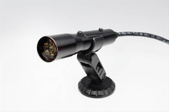 Holley Sniper Shift Lights 840008 lights, Sniper, Stand Alone, Adjustable, Yellow LED, Smoke Lens, Black Tube, 0.75 in. OD, 4.25 in. Long, 4 ft. Wire Harness, Unterminated, Each thumbnail 3