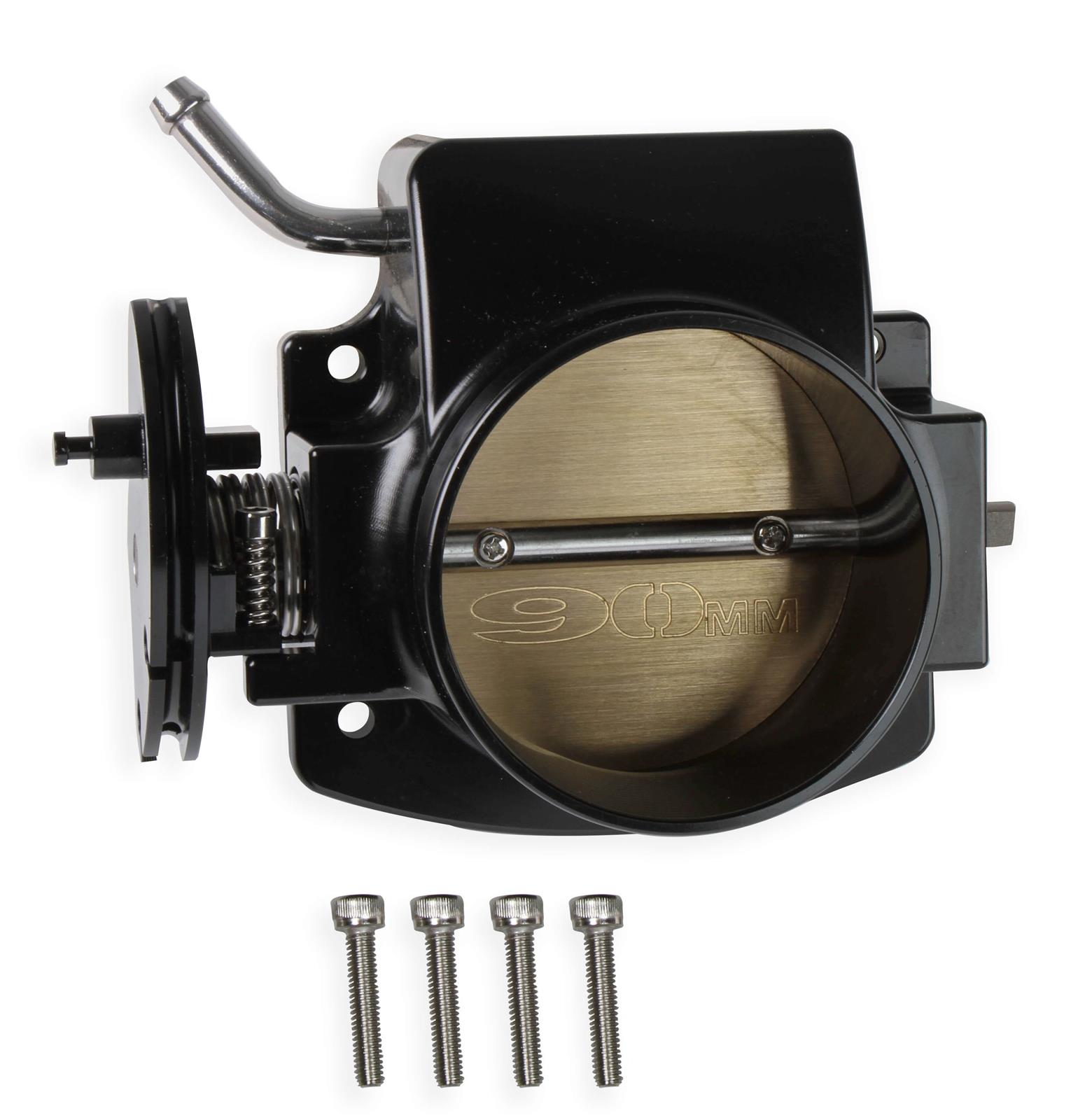 Holley Sniper Throttle Bodies 860008-1 Body, EFI, Multi-port Injection, 90mm Bore, Billet Aluminum, Black Anodized, 4-bolt Pattern, IAC Provision, Chevy, LS, 4.8-7.0L, Each thumbnail 5