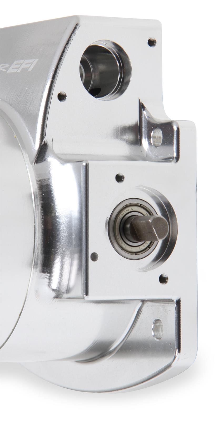 Holley Sniper Throttle Bodies 860009 Body, EFI, Multi-port Injection, 90mm Bore, Billet Aluminum, Silver Anodized, for EFI Intakes, Ford, 5.0L, Modular, Each thumbnail 2
