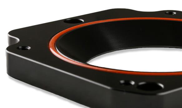 Holley Sniper EFI Throttle Body Adapter Plates 860020 Adapter, EFI, Billet Aluminum, 92mm Bore, Black Anodized, for 78mm Factory Intake, Chevy, 4.8L, 5.3L, 6.0L, Each thumbnail 5