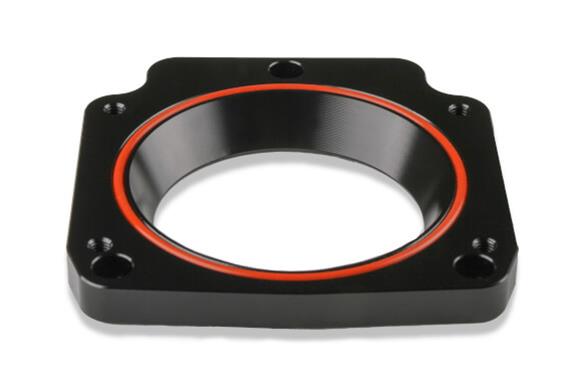 Holley Sniper EFI Throttle Body Adapter Plates 860020 Adapter, EFI, Billet Aluminum, 92mm Bore, Black Anodized, for 78mm Factory Intake, Chevy, 4.8L, 5.3L, 6.0L, Each thumbnail 4