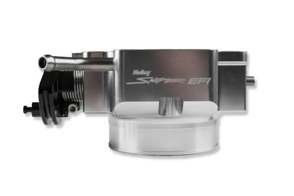 Holley Sniper Throttle Bodies 860023 Body, EFI, Multi-port Injection, 85mm Bore, Billet Aluminum, Silver Anodized, Cable Operated, Chevy, 4.8-6.0L, Each thumbnail 5