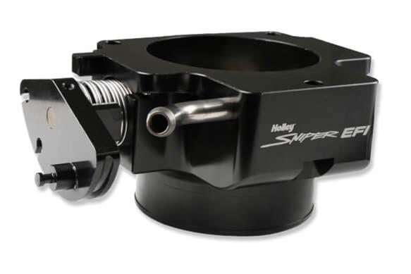 Holley Sniper Throttle Bodies 860024 Body, EFI, Multi-port Injection, 85mm Bore, Billet Aluminum, Black Anodized, Cable Operated, Chevy, 4.8-6.0L, Each thumbnail 5